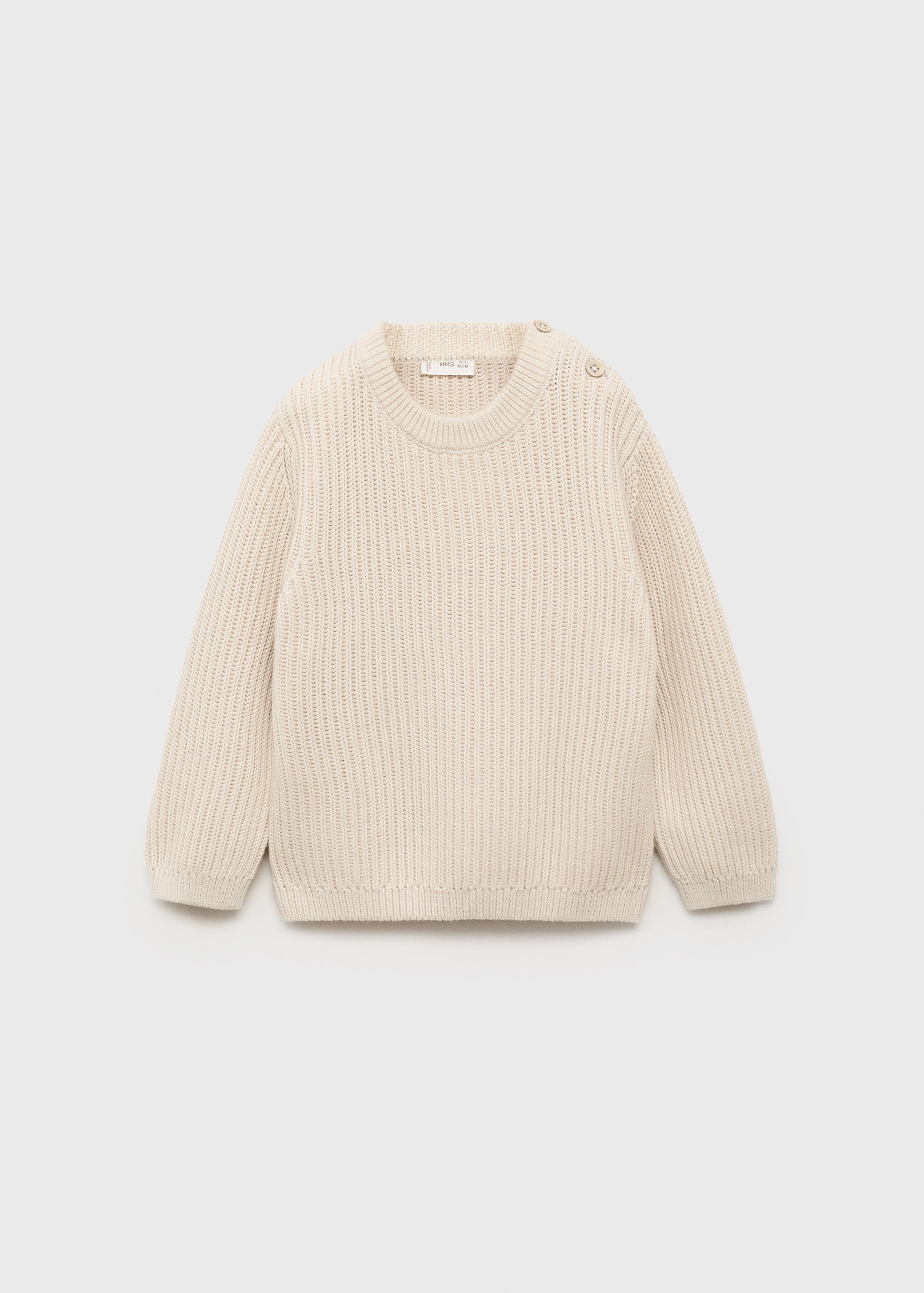 Buttons detail knit sweater - Article without model