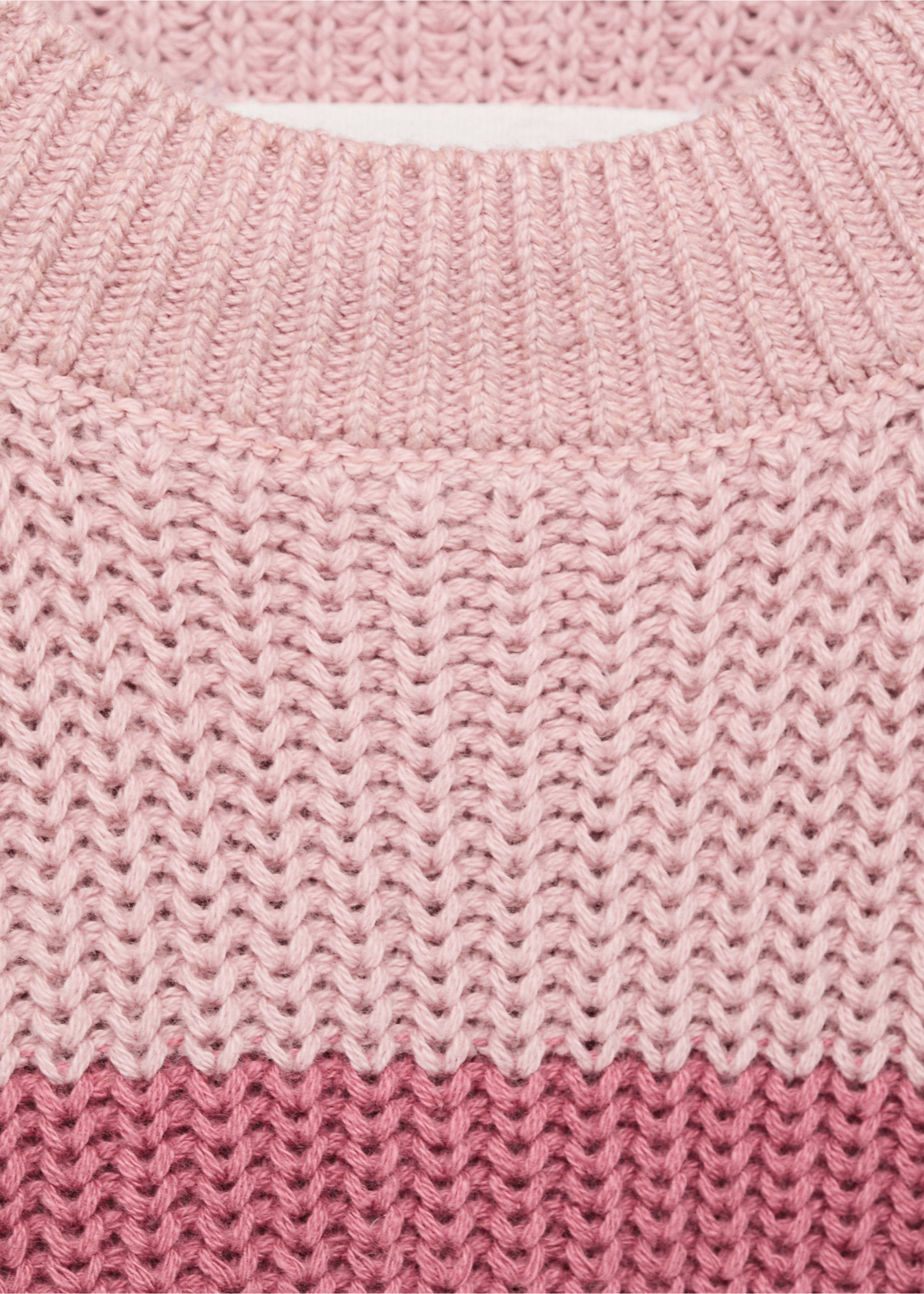 Chaleco punto rayas - Detalle del artículo 8, Rosa. Ref: 17043282-00.
