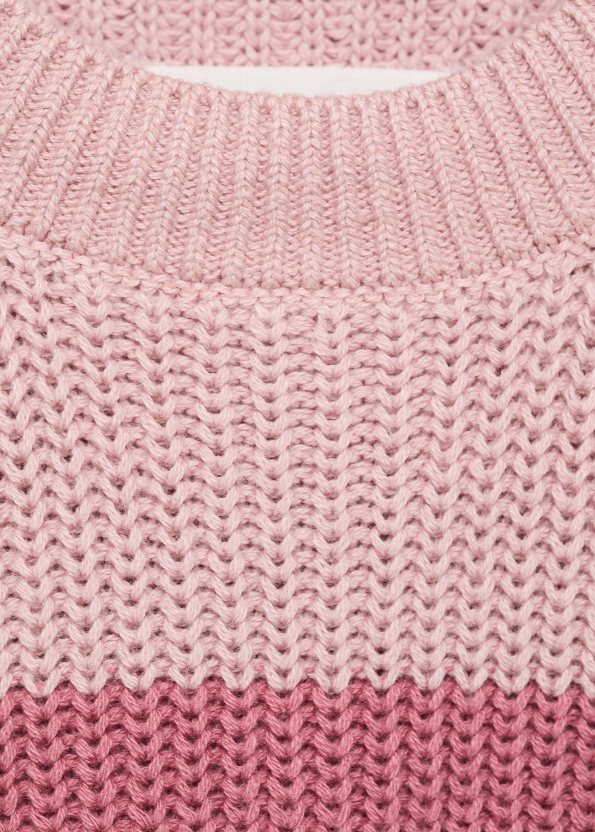 Strikket vest med striper - Artikkeldetalj 8