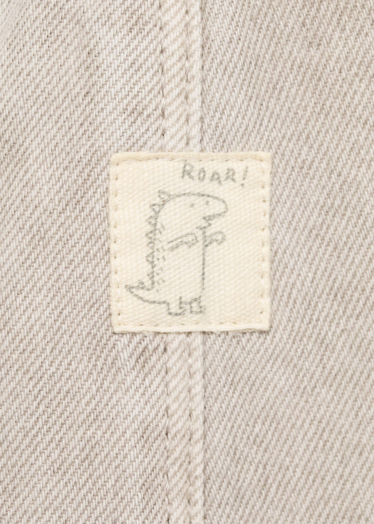 Long denim dungarees — Grey