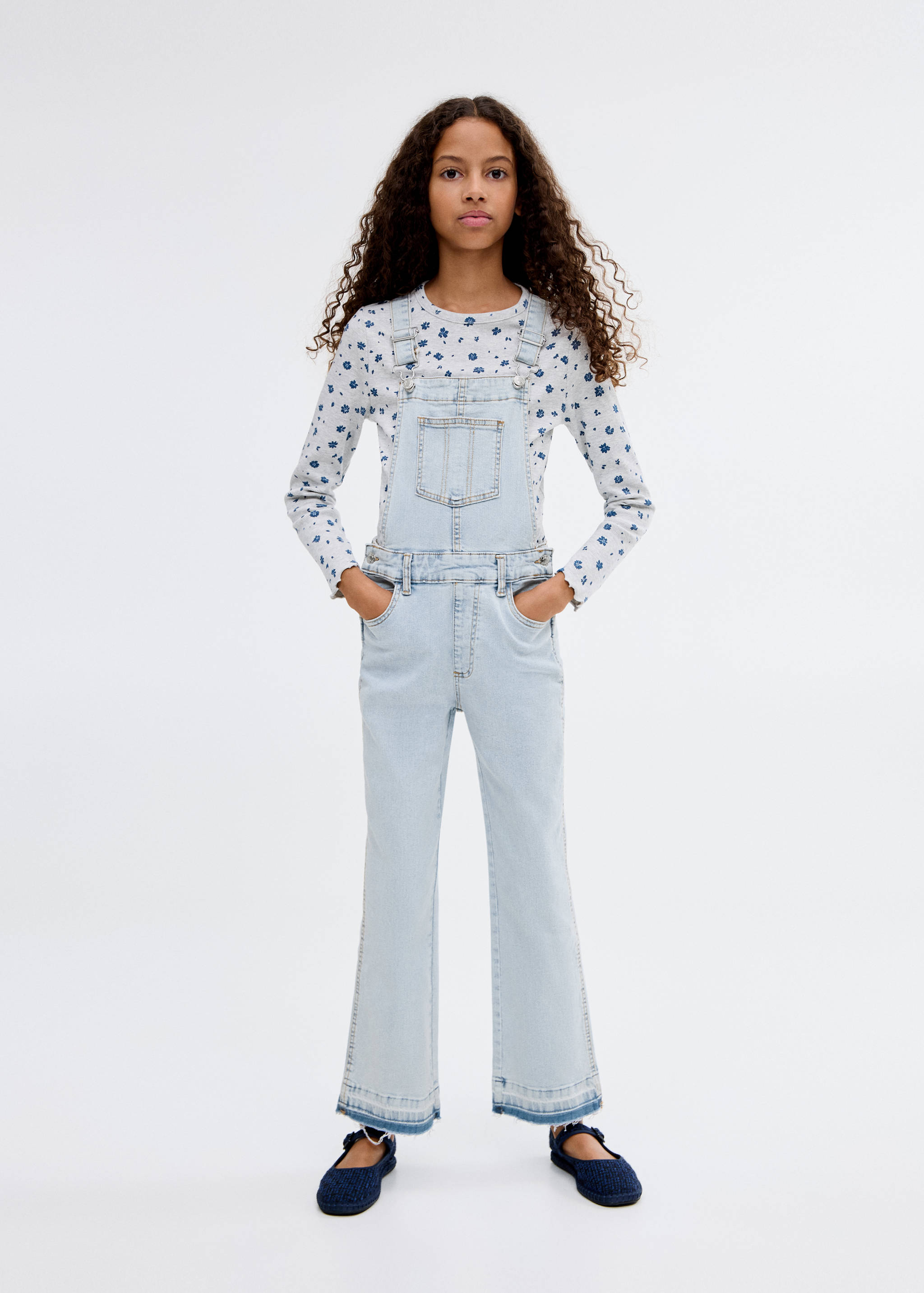 Salopette en jean coton - Plan général