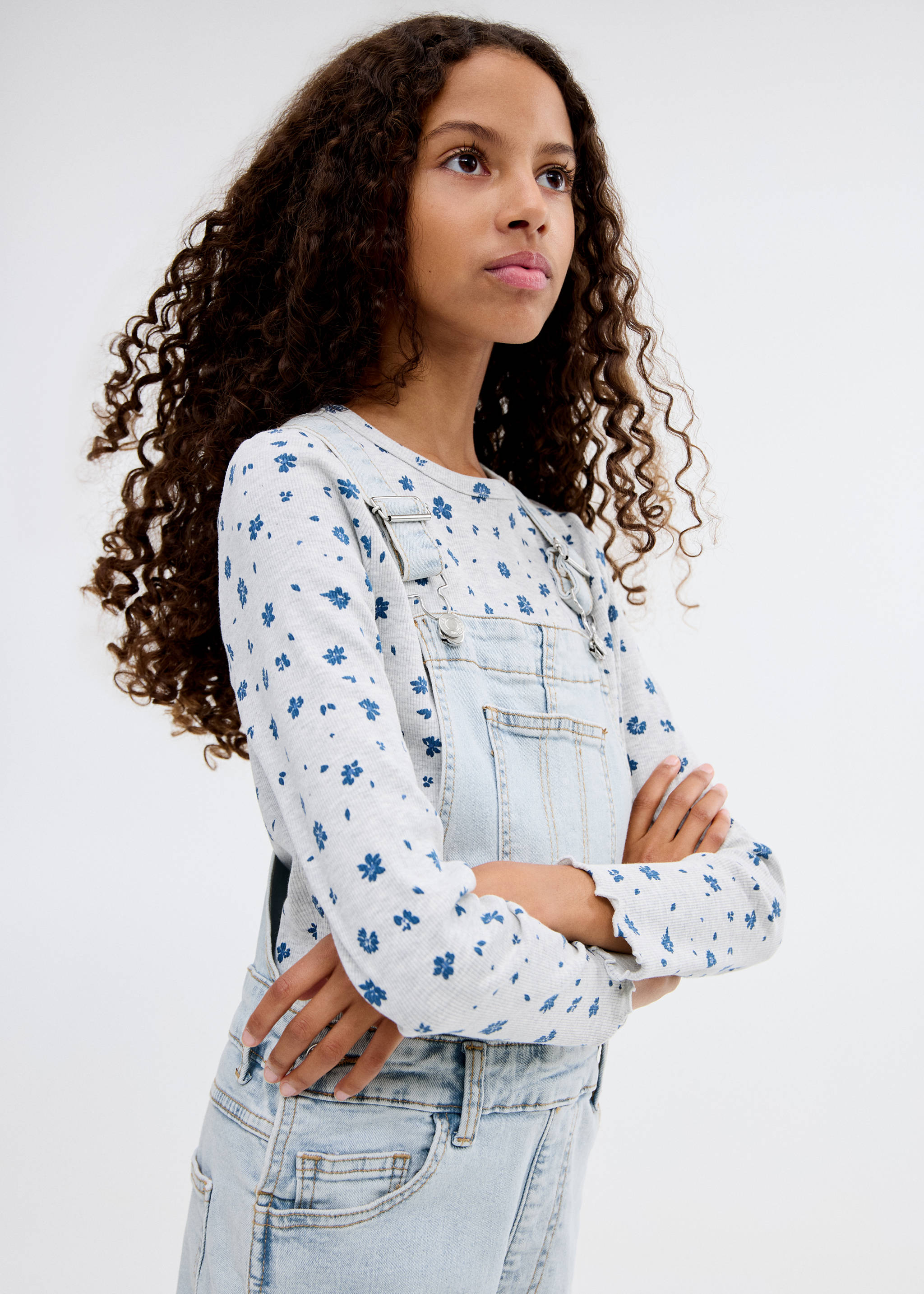 Salopette en jean coton - Détail de l'article 1