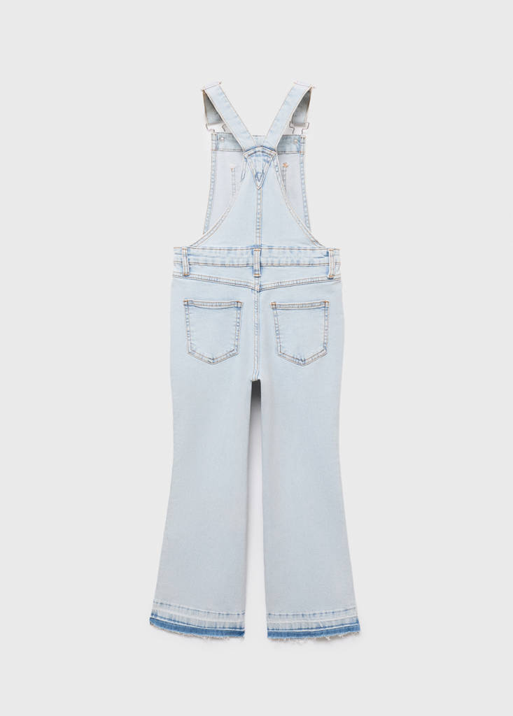 Denim cotton dungarees - thumbnail 3