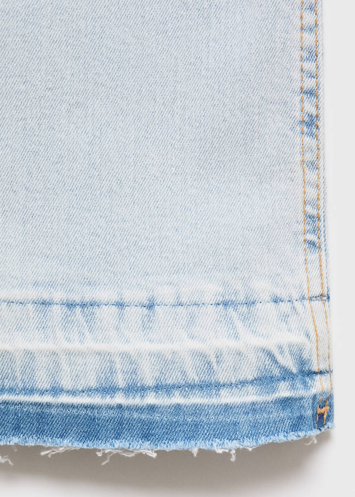 Denim cotton dungarees - thumbnail 7