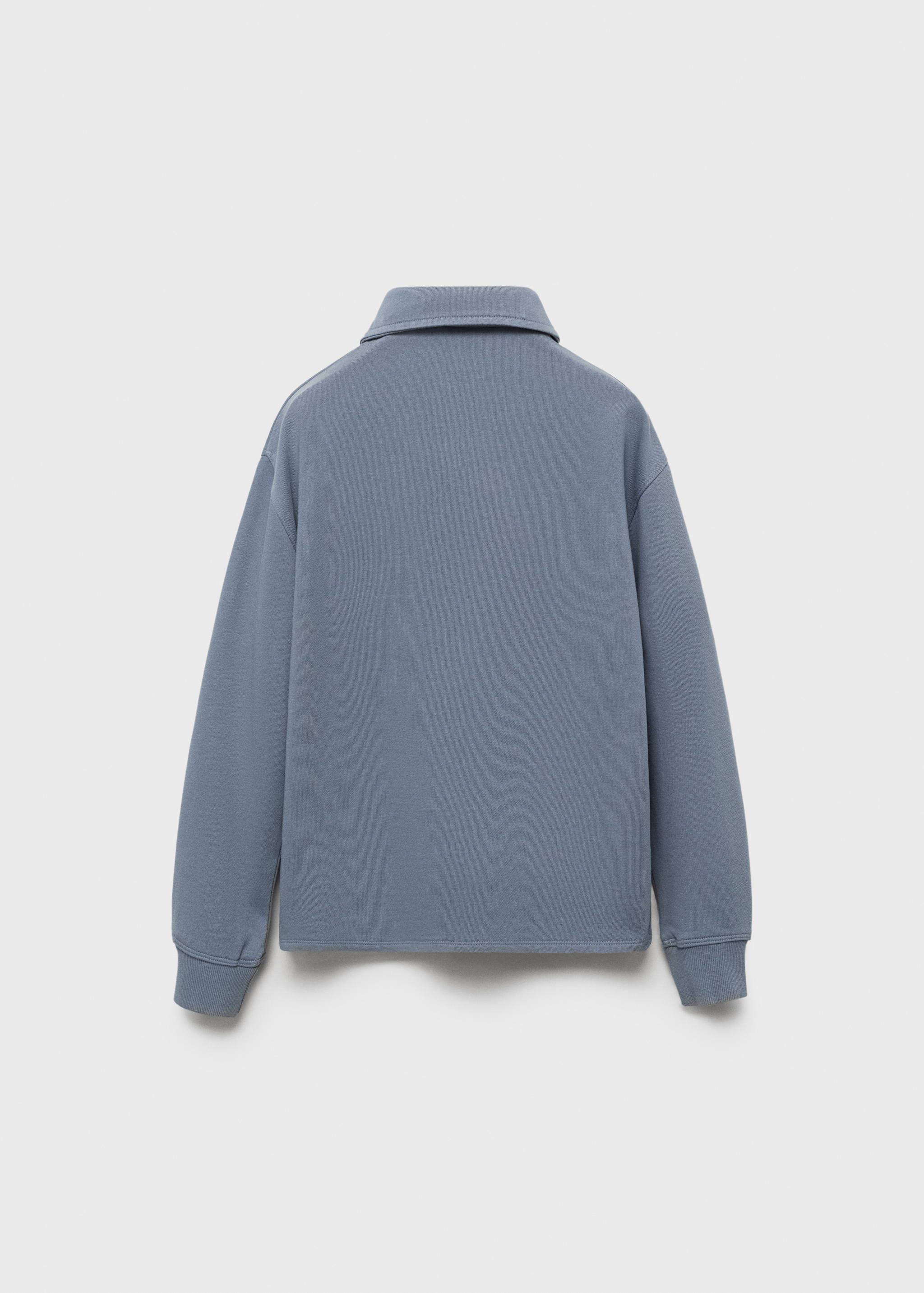 Polo-neck sweatshirt - Reverse of the article