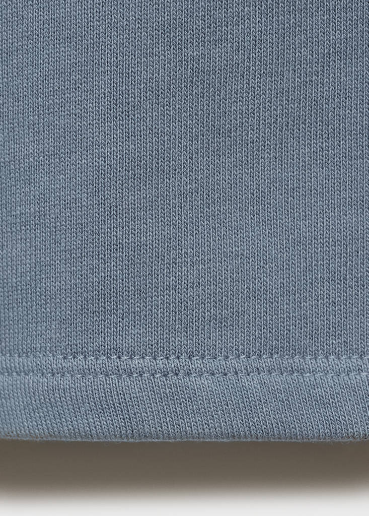 Polo-neck sweatshirt — Blue