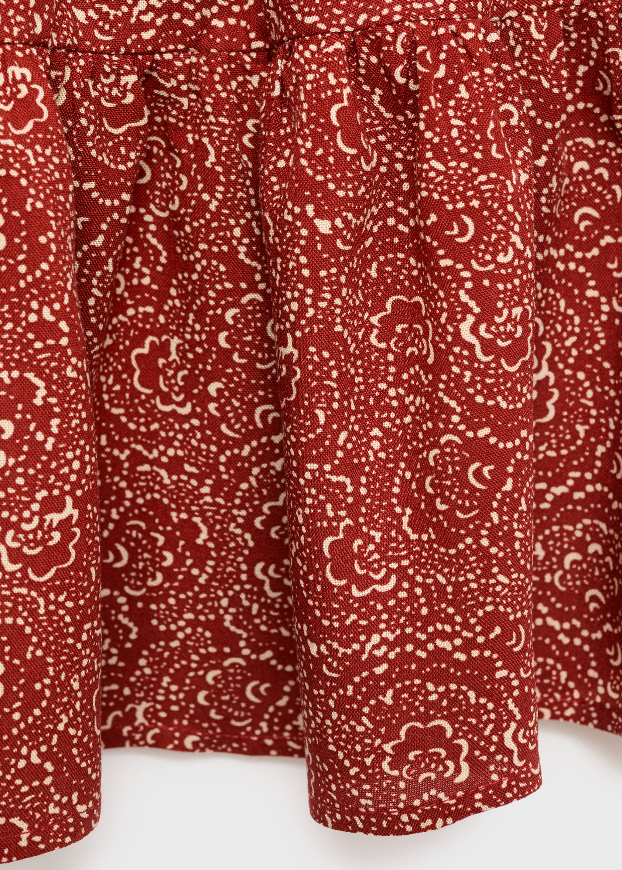 Printed short skirt - Details of the article 0