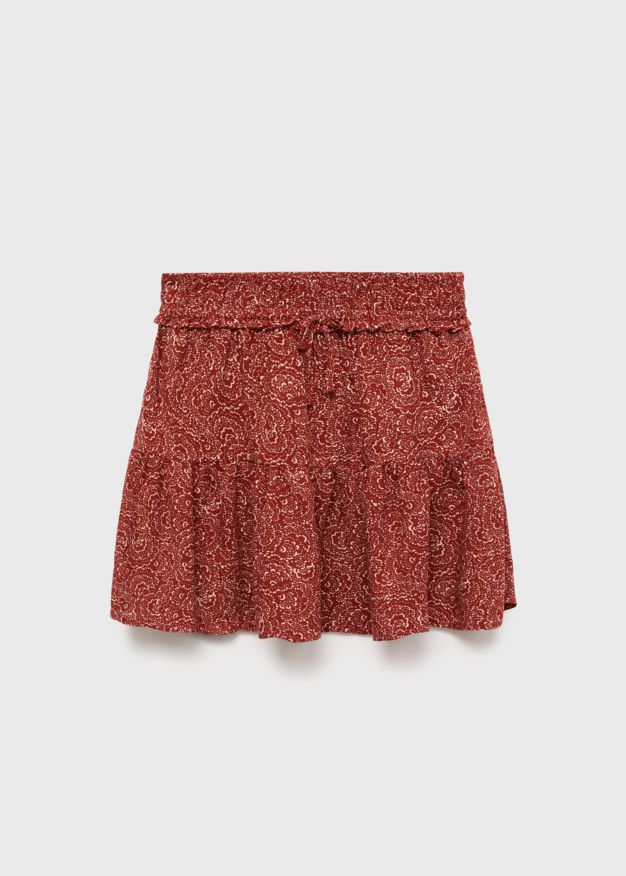 Falda corta estampada - Artículo sin modelo