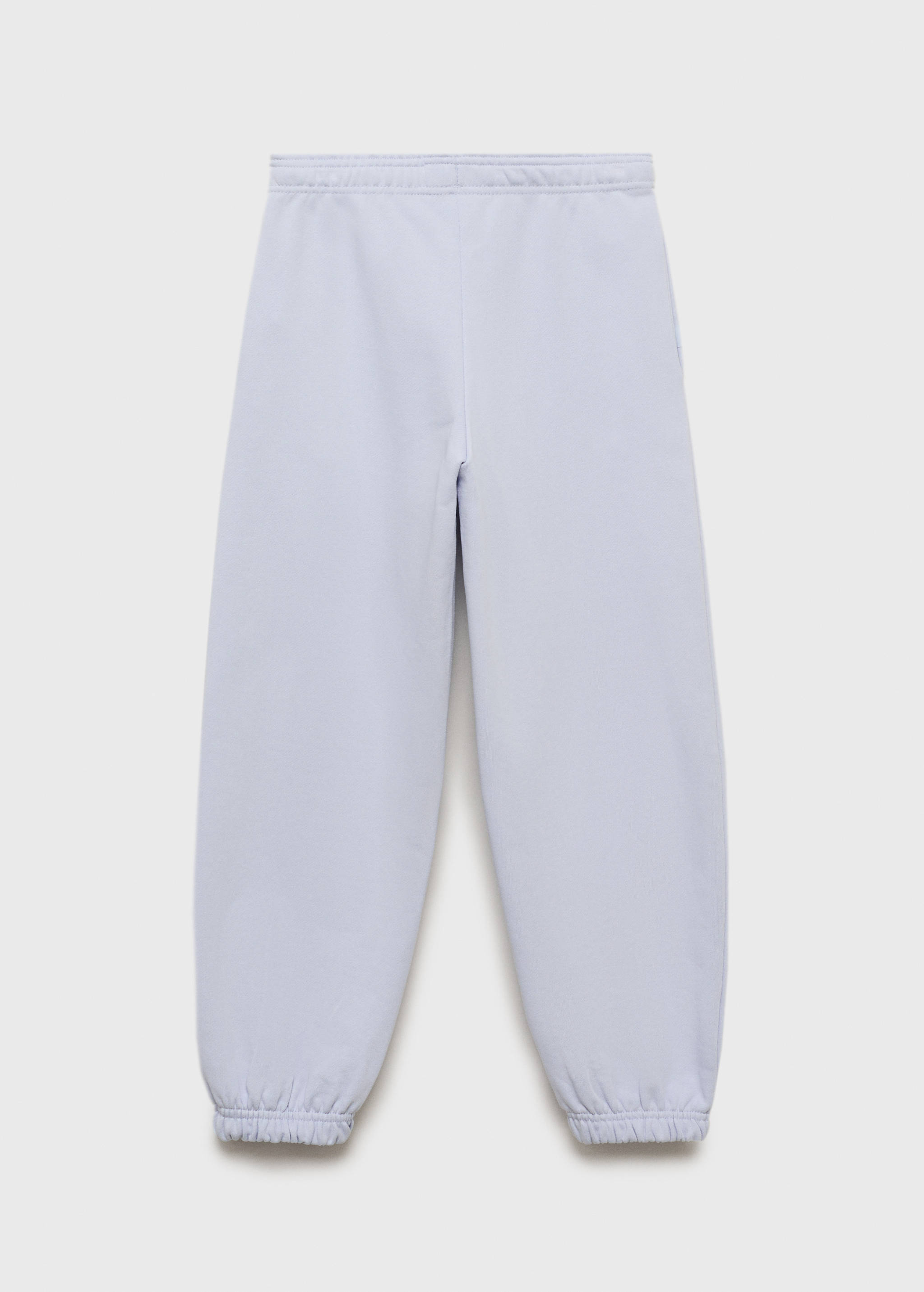 Cotton joggers with elastic waist - Reverse of the article