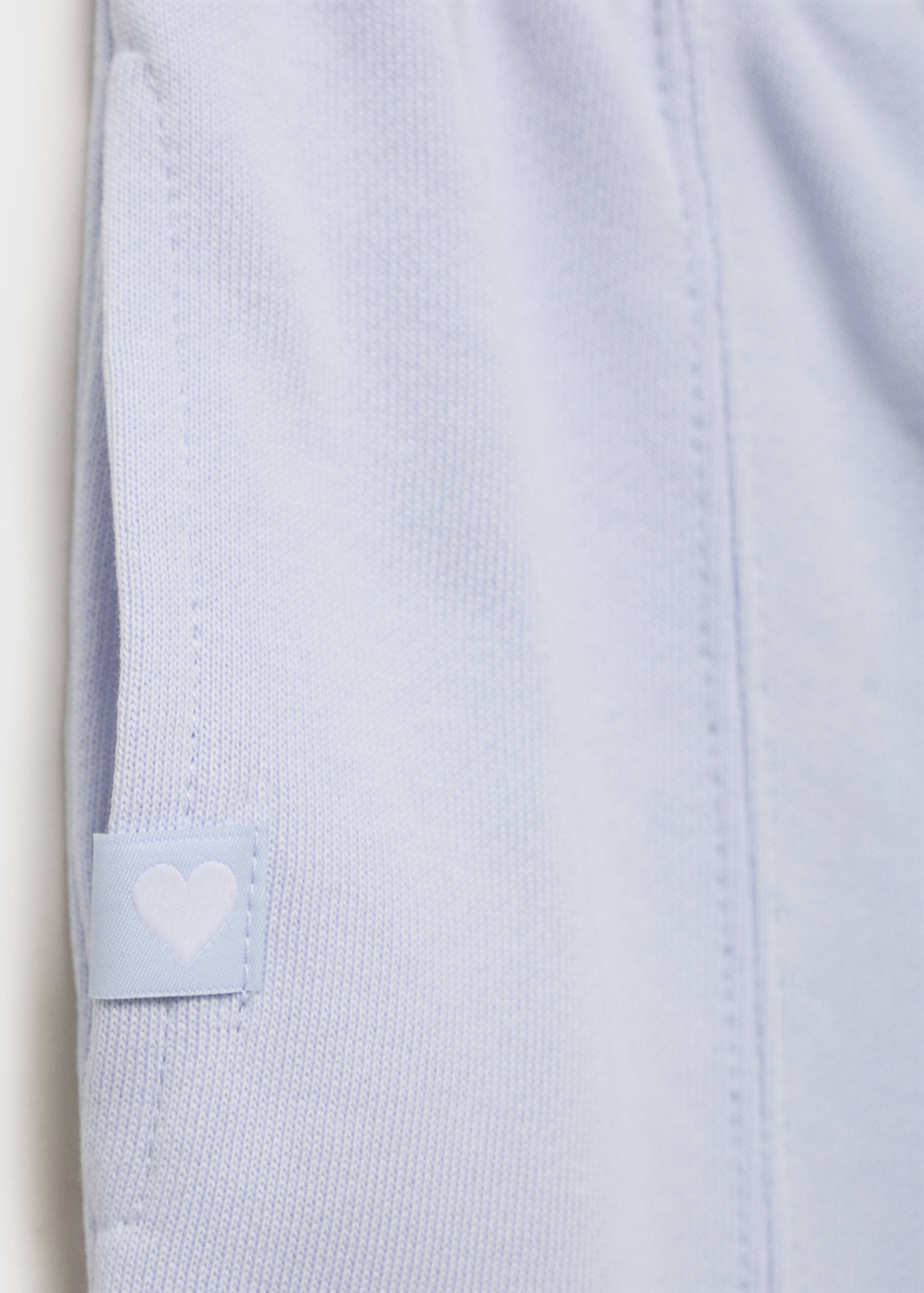 Cotton joggers with elastic waist - Details of the article 8