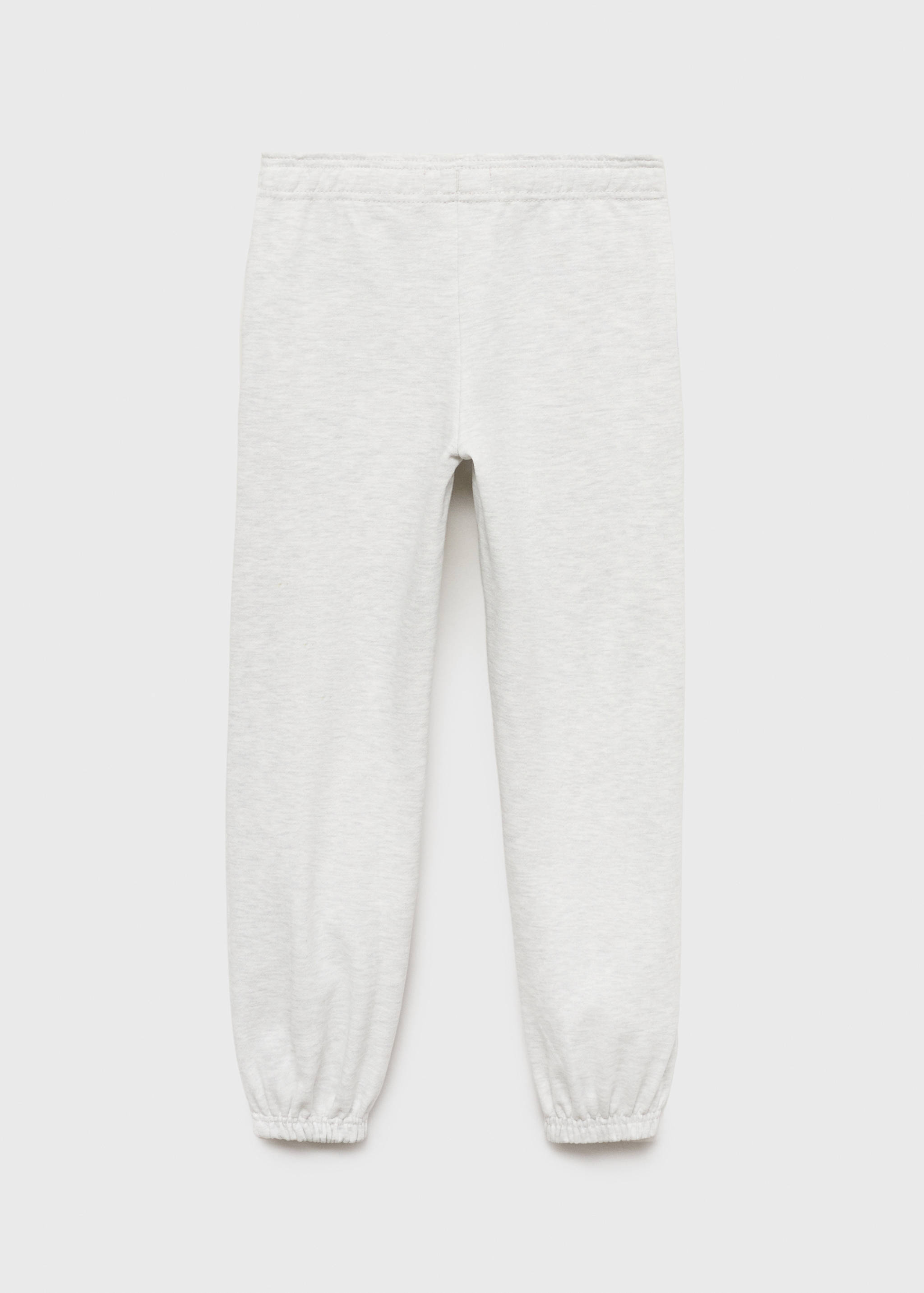 Cotton joggers with elastic waist - Reverse of the article