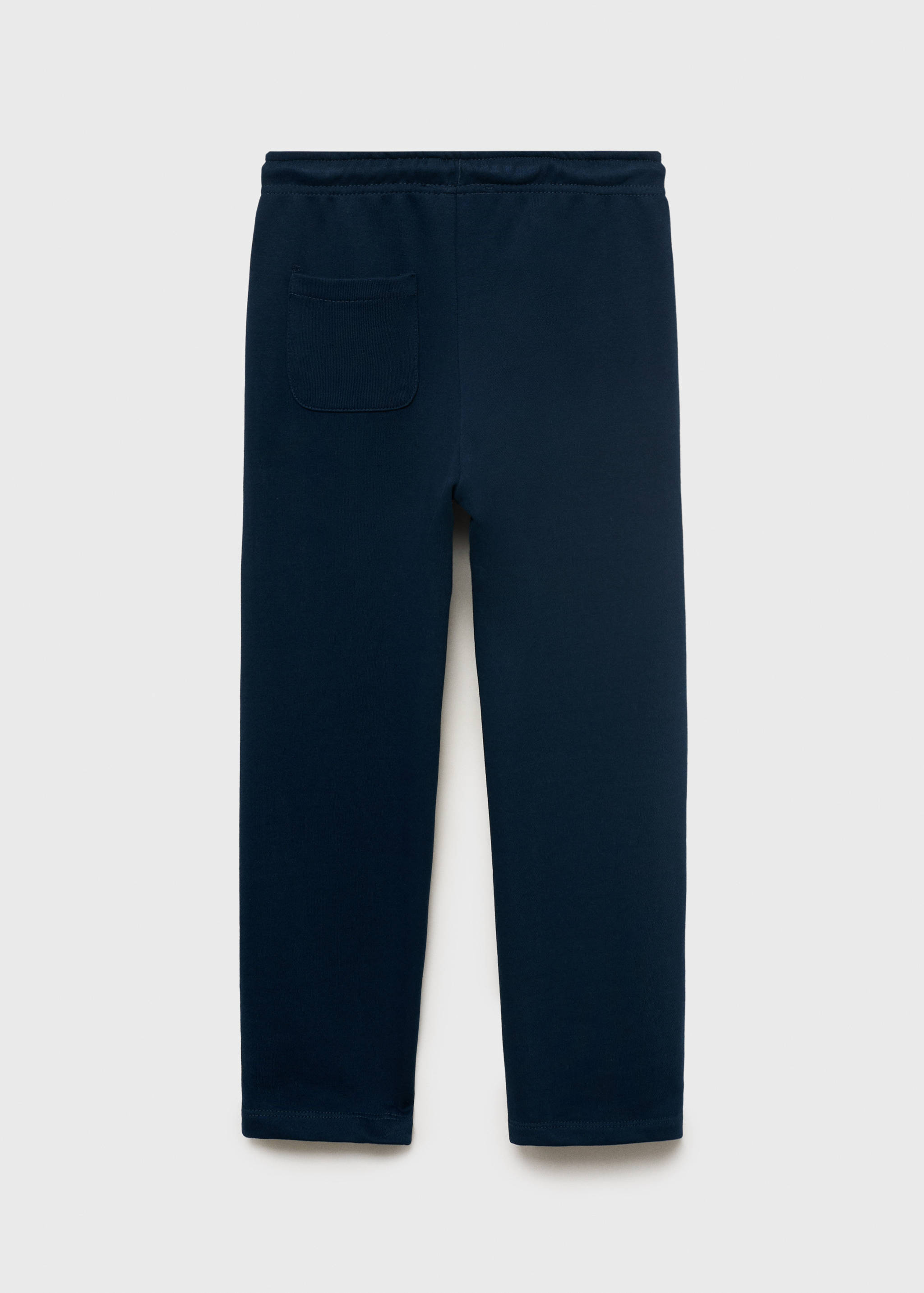 Cotton joggers with elastic waist - Reverse of the article