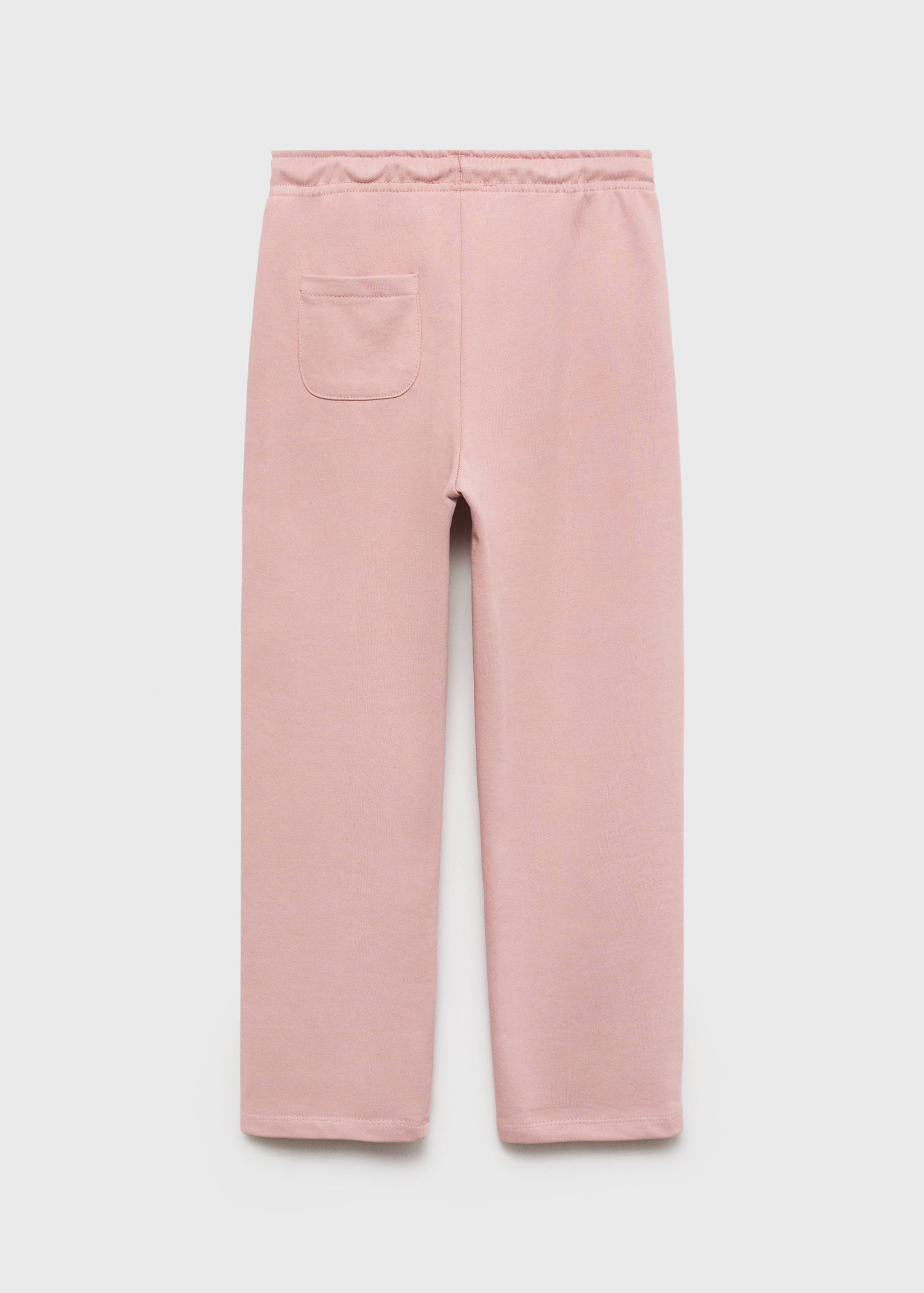 Katoenen jogger met elastische tailleband - Achterkant van het artikel