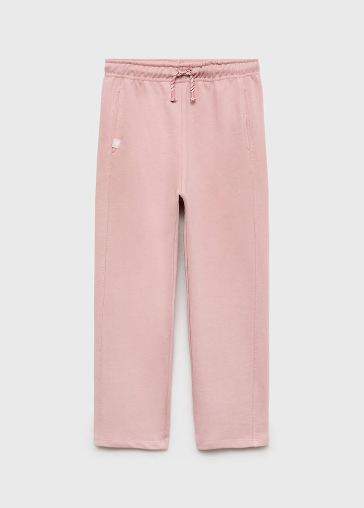 Cotton joggers with elastic waist - thumbnail 2