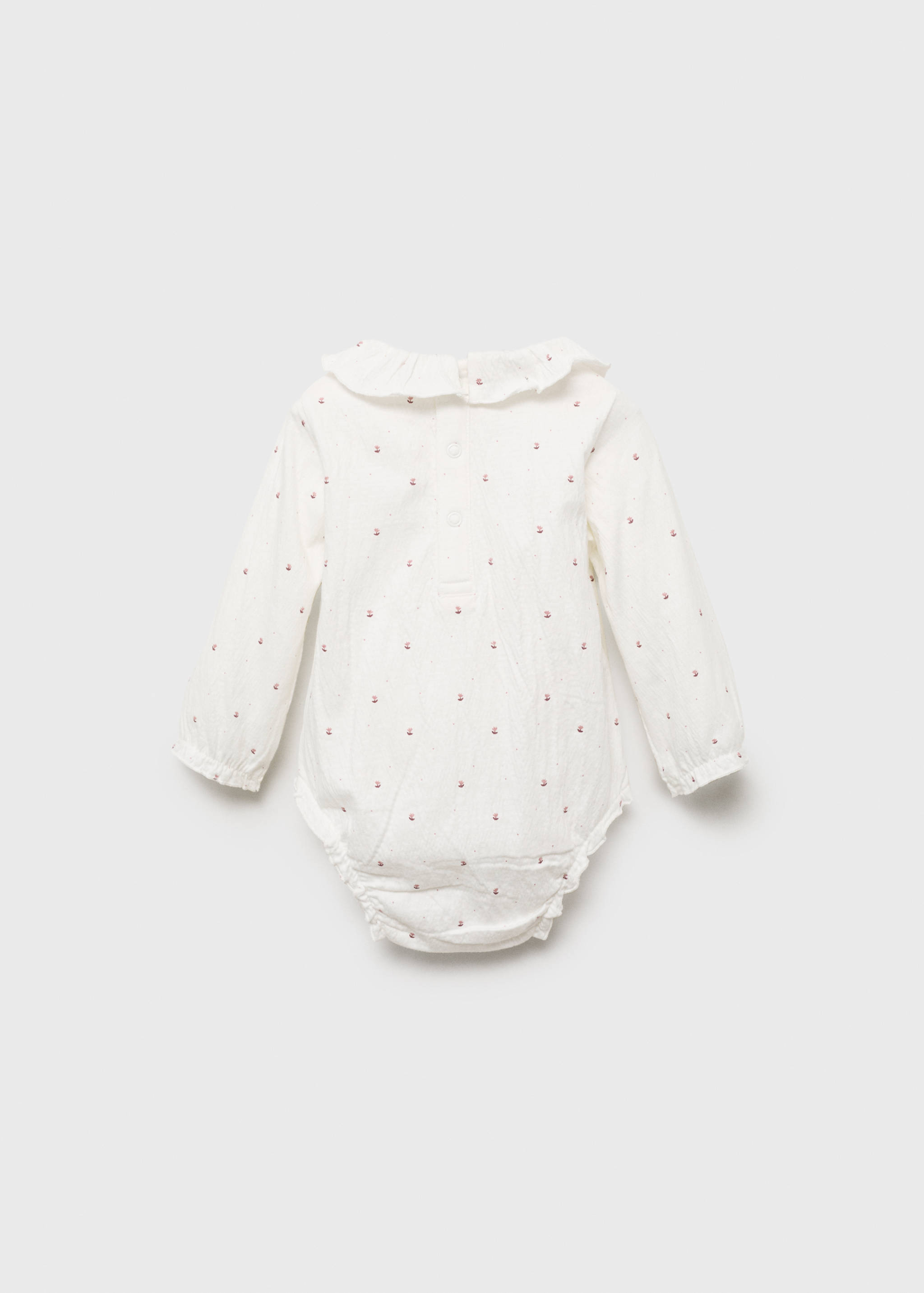 أزهار مطبوعة على الجسم - الجهة الخلفية للمنتج