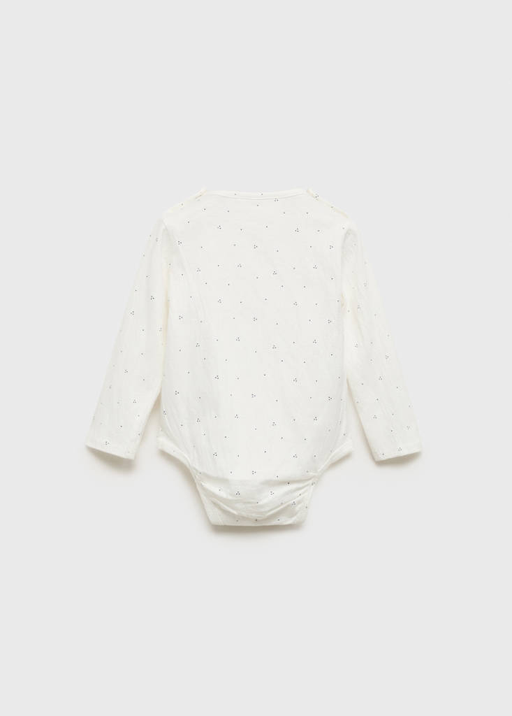 Printed cotton body — Off White