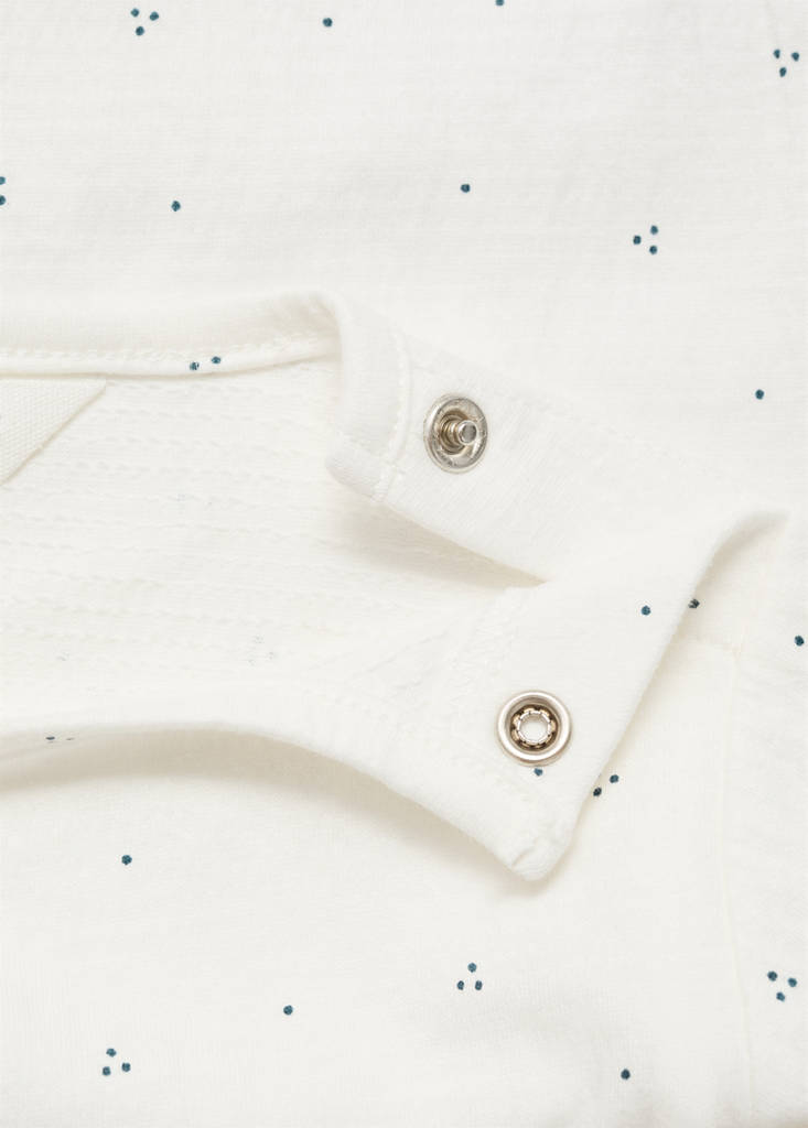 Printed cotton body — Off White