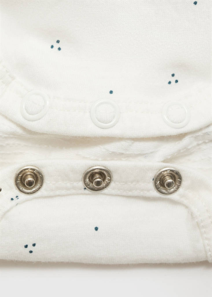 Printed cotton body — Off White
