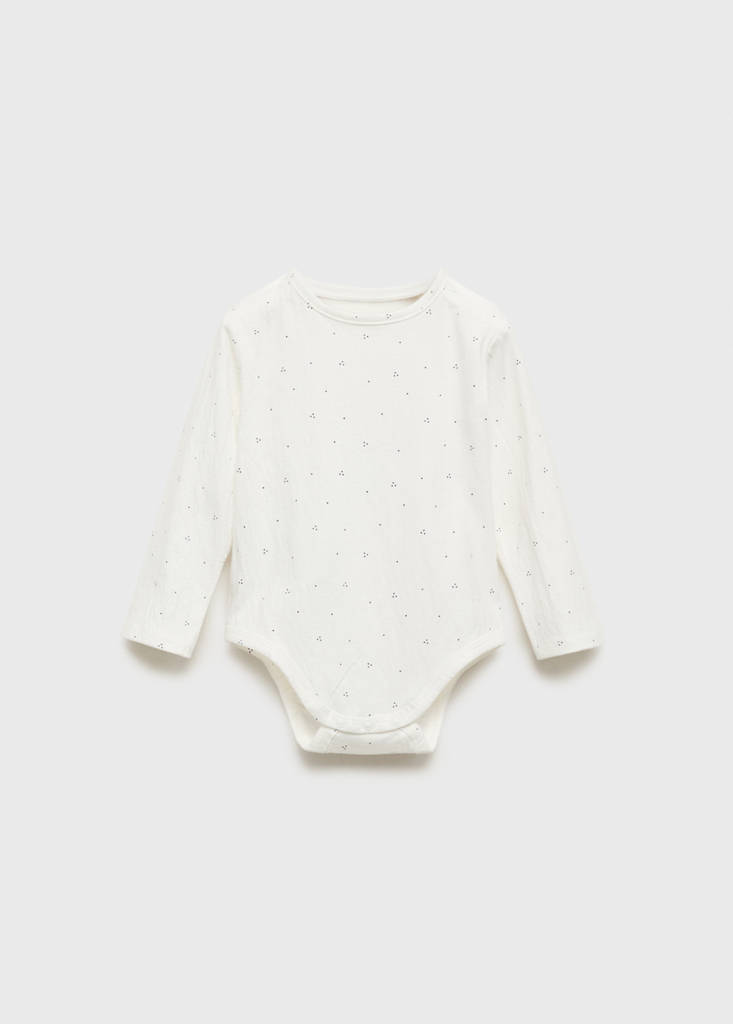 Printed cotton body — Off White