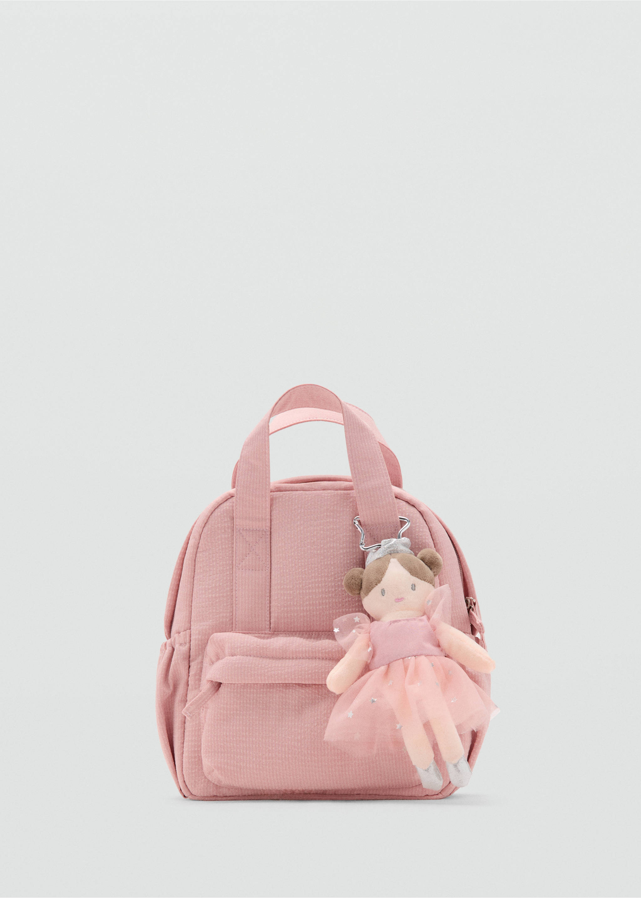 Ballet charm backpack - Article without model, Pale Pink. Ref: 17043298-00.