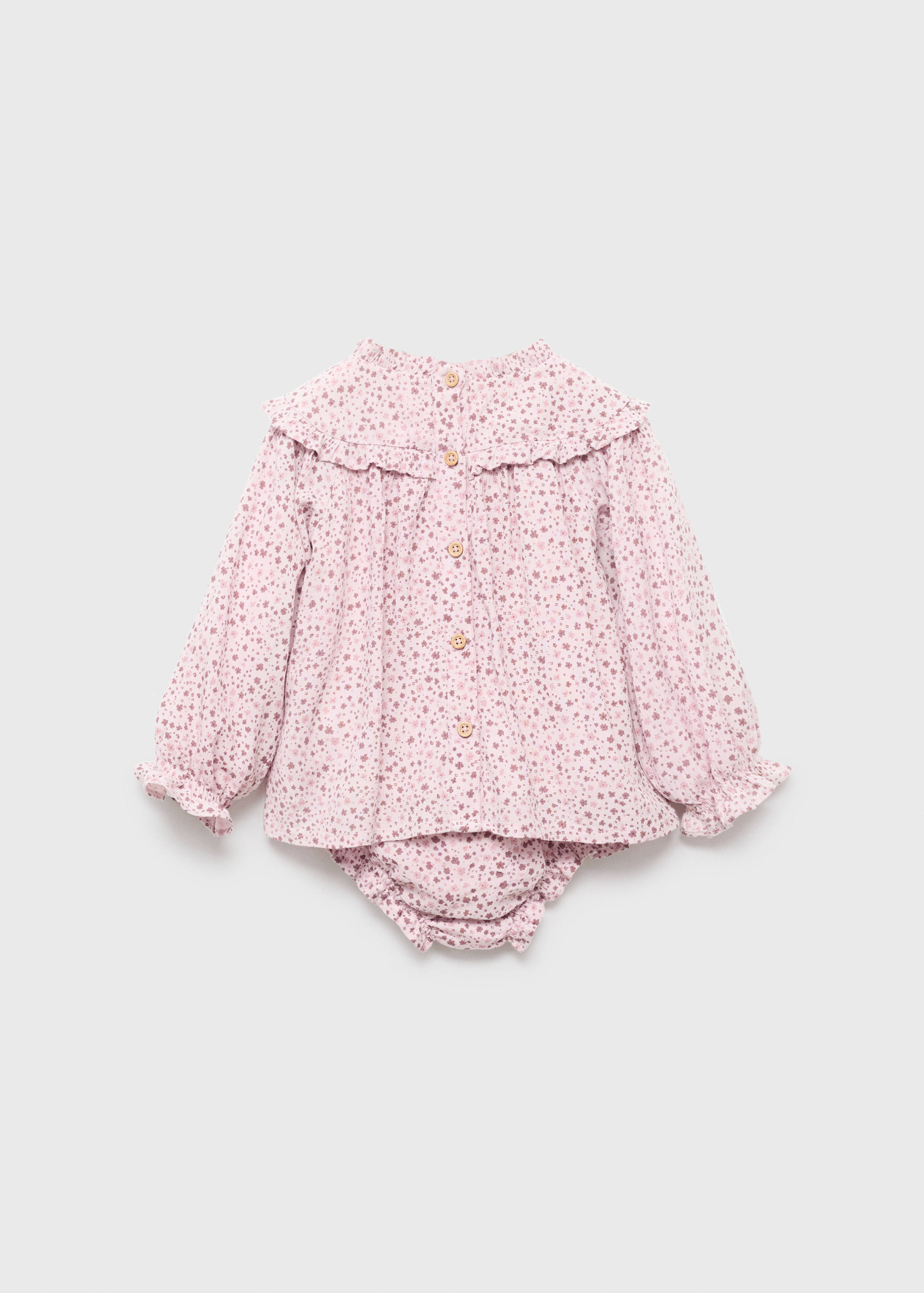 Robe et culotte imprimées - Verso de l’article