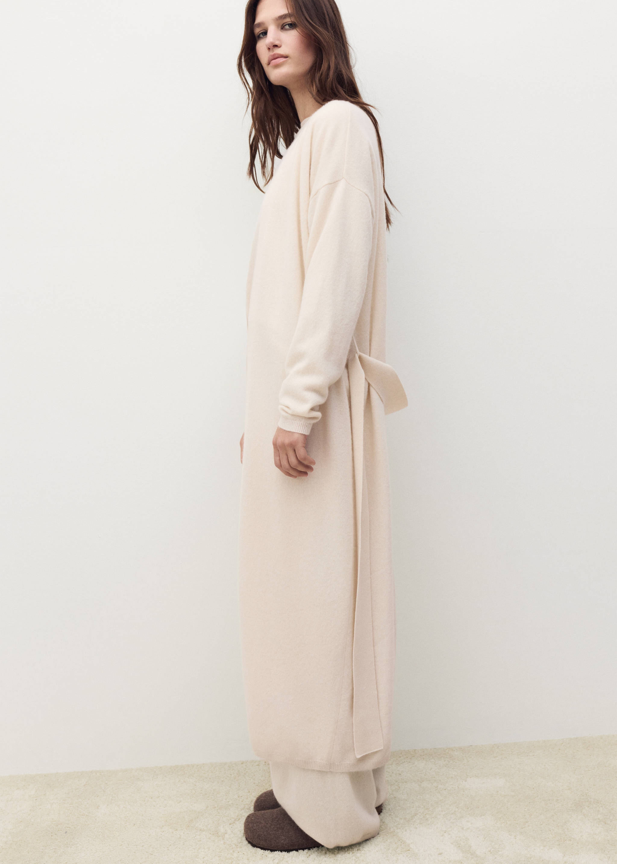 Cardigan 100 % cachemire coupe longue - Détail de l'article 2