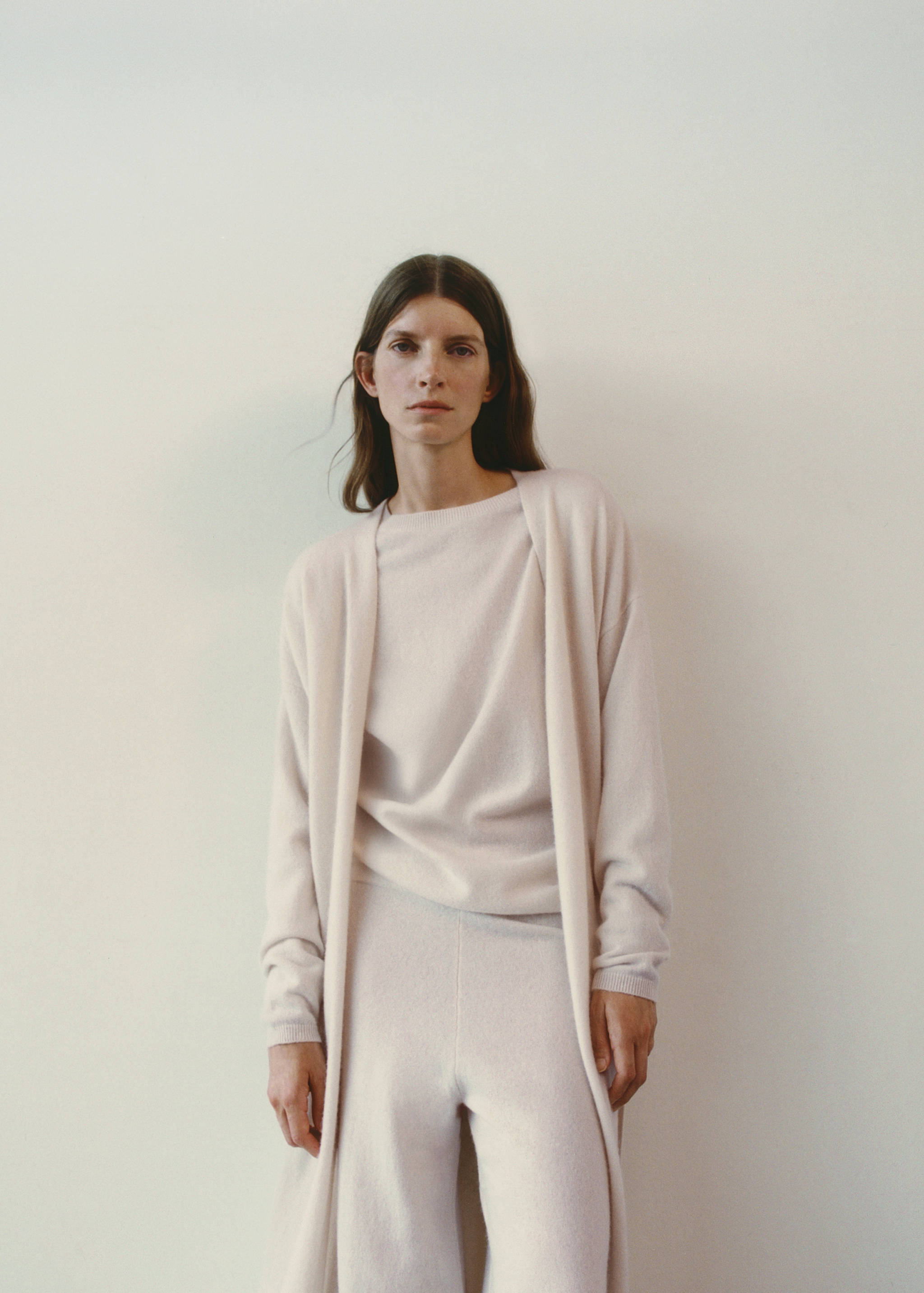 Cardigan 100 % cachemire coupe longue - Détail de l'article 7