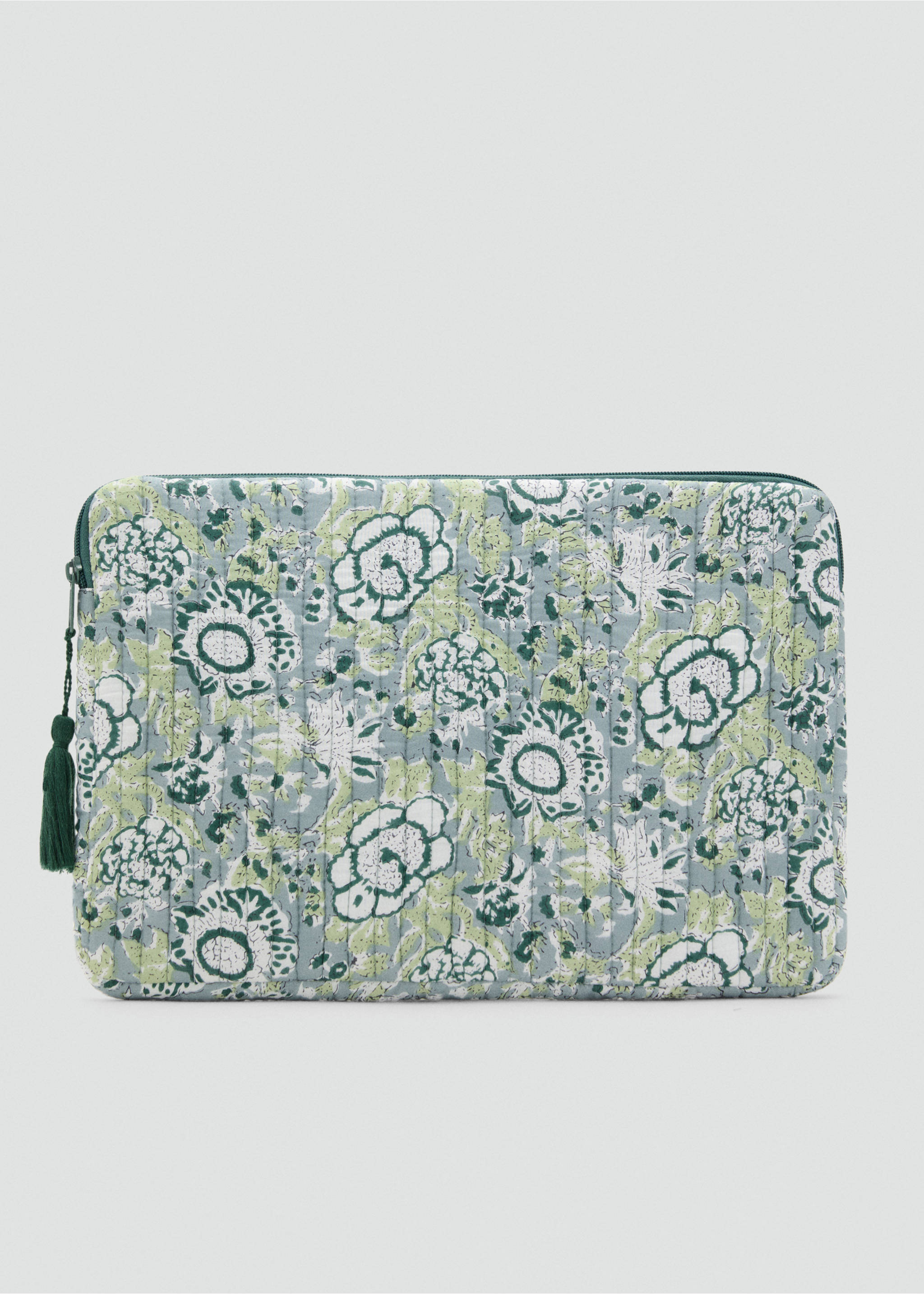 Funda portátil estampada - Artículo sin modelo, Verde pastel. Ref: 17043314-00.