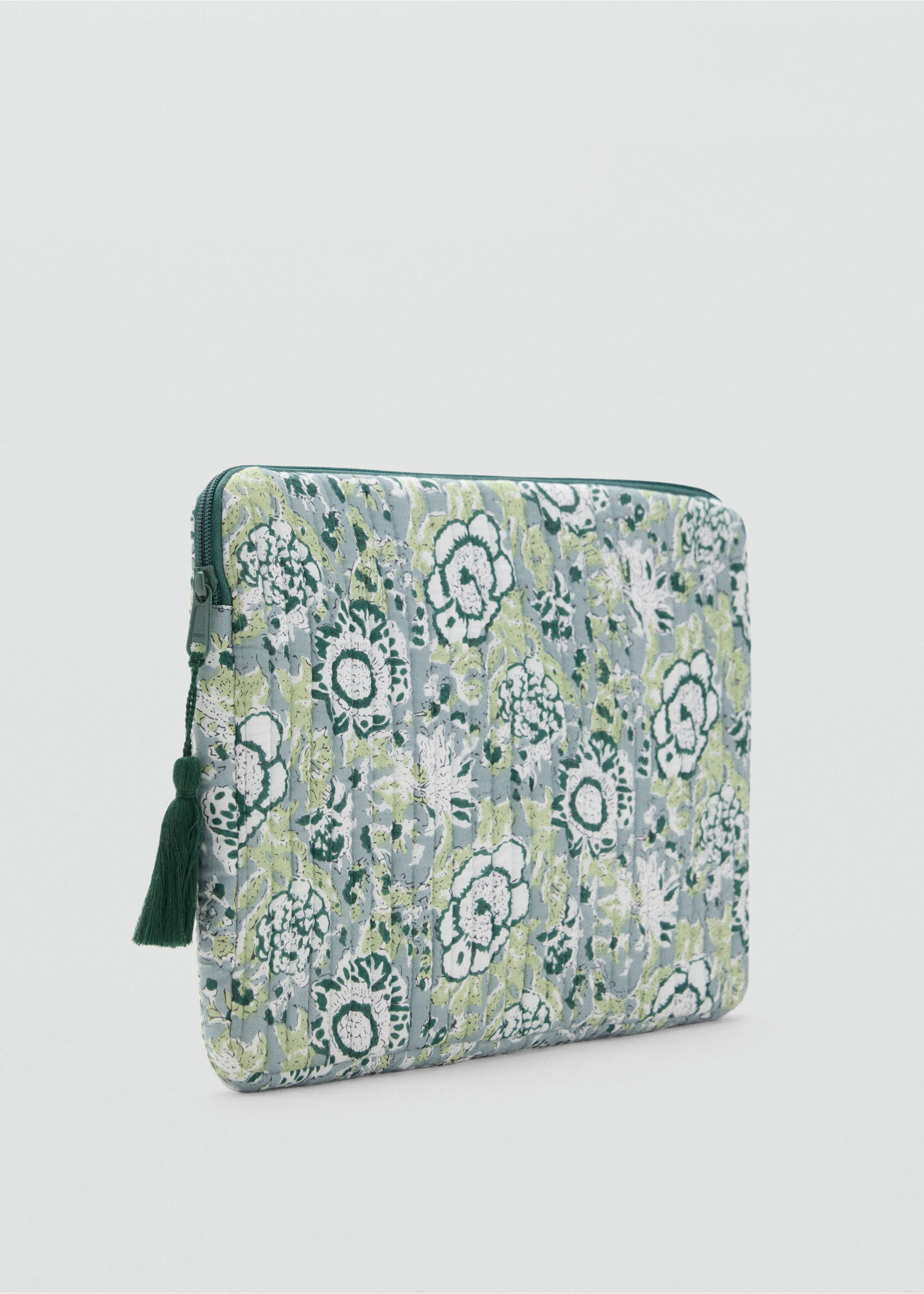 Funda portátil estampada - Plano medio, Verde pastel. Ref: 17043314-00.