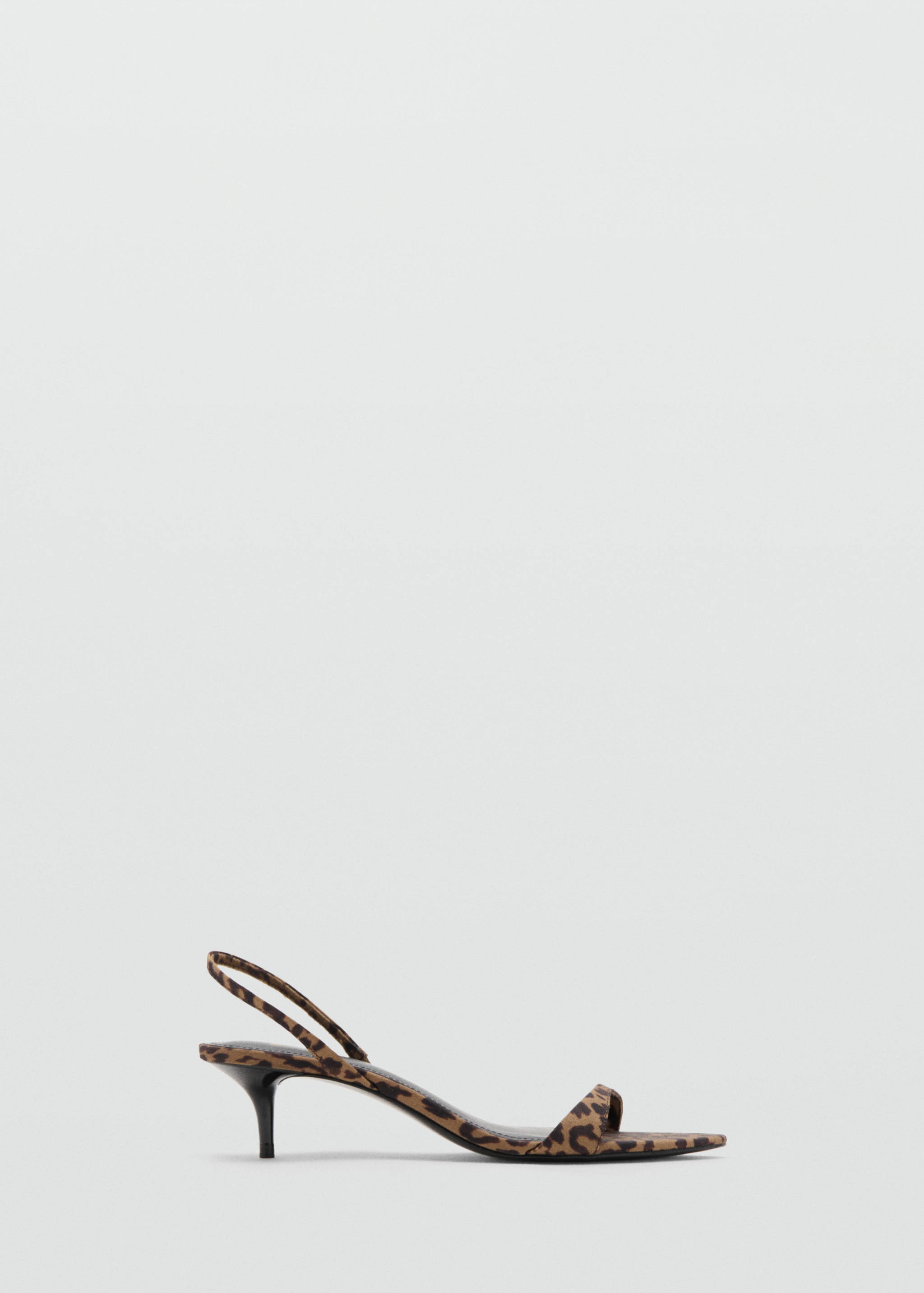 Sandalette mit Animal Print - Artikel ohne Model