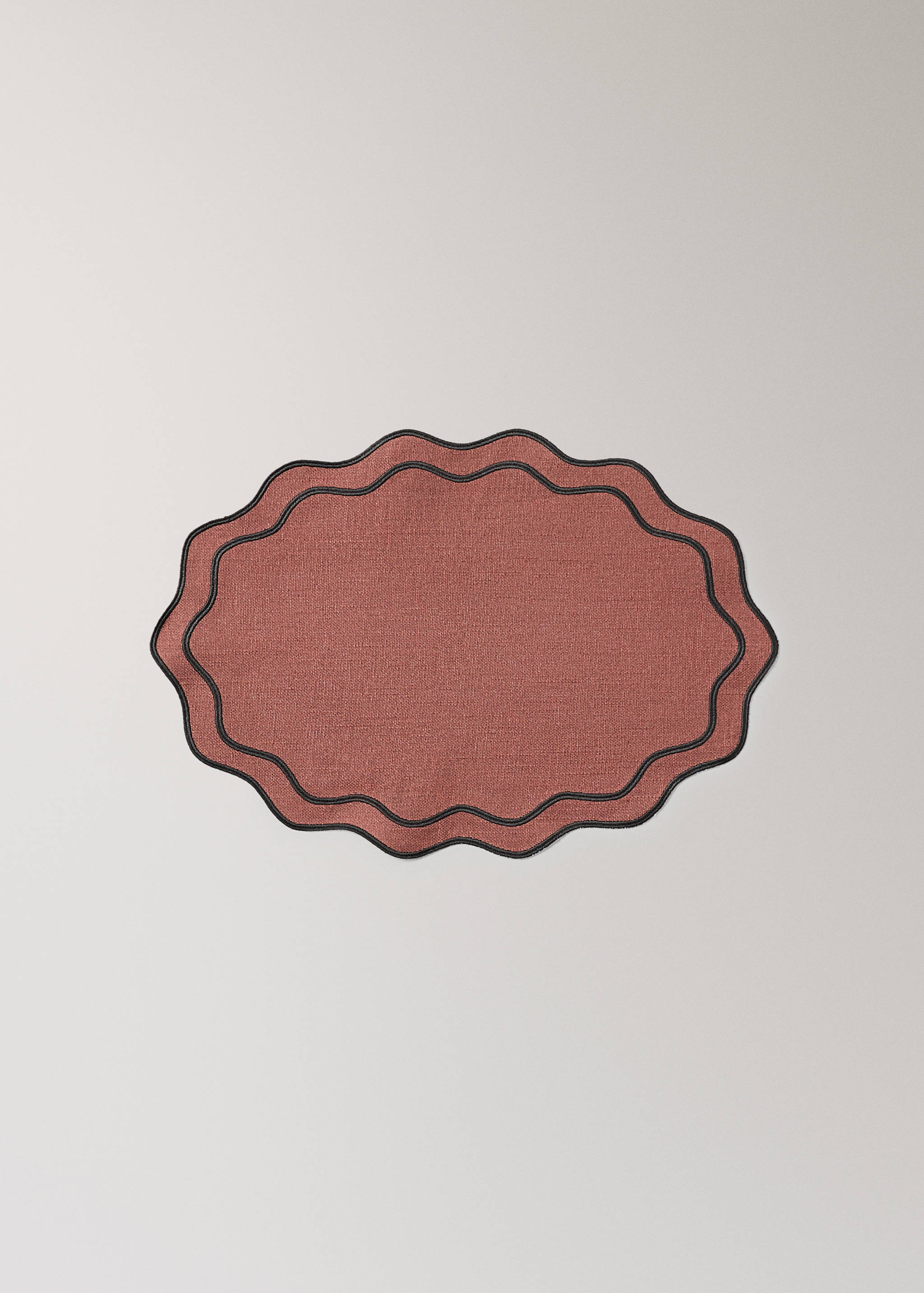 Toalha individual de algodão resinada ondas - Artigo sem modelo