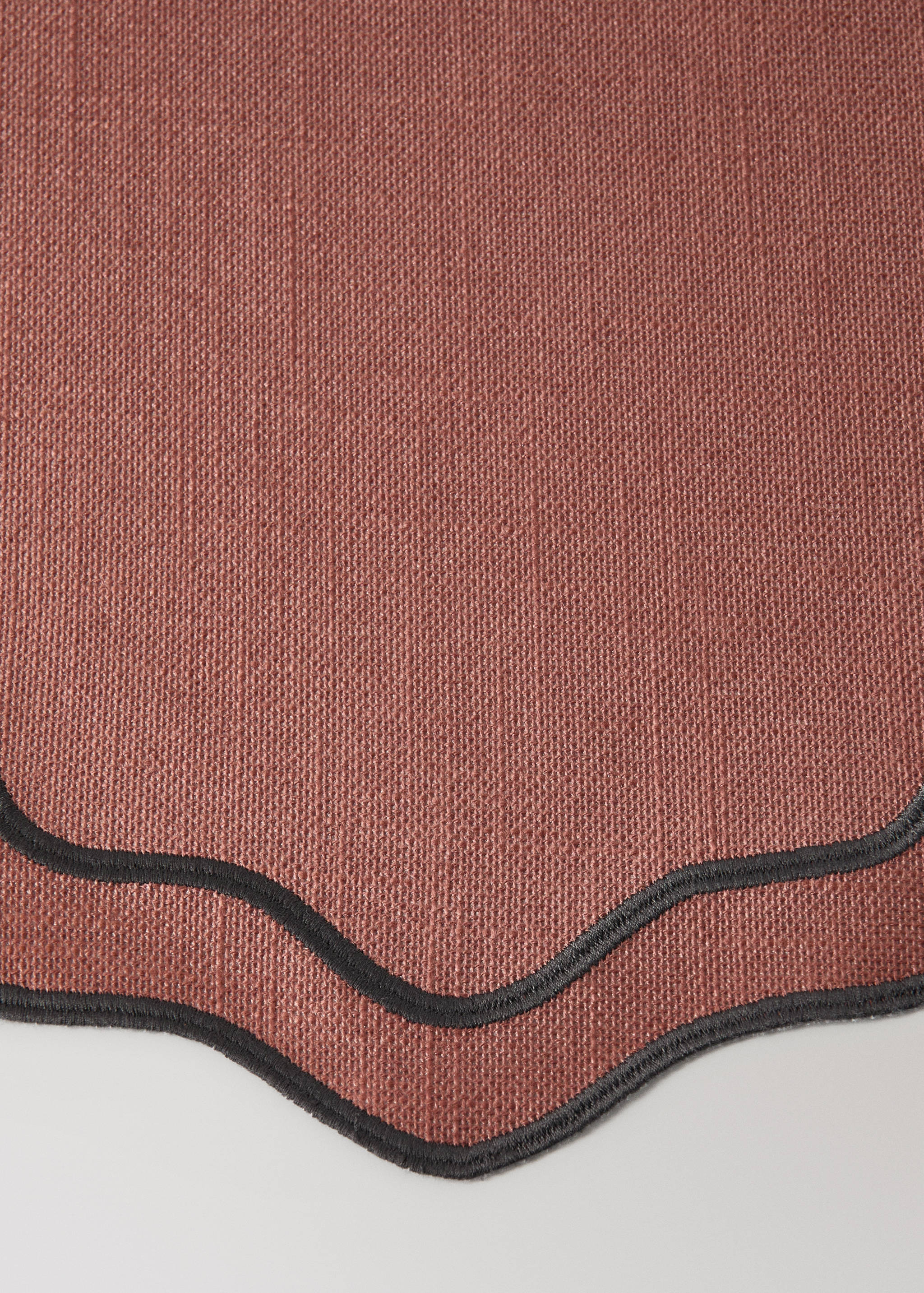 Toalha individual de algodão resinada ondas - Pormenor do artigo 1