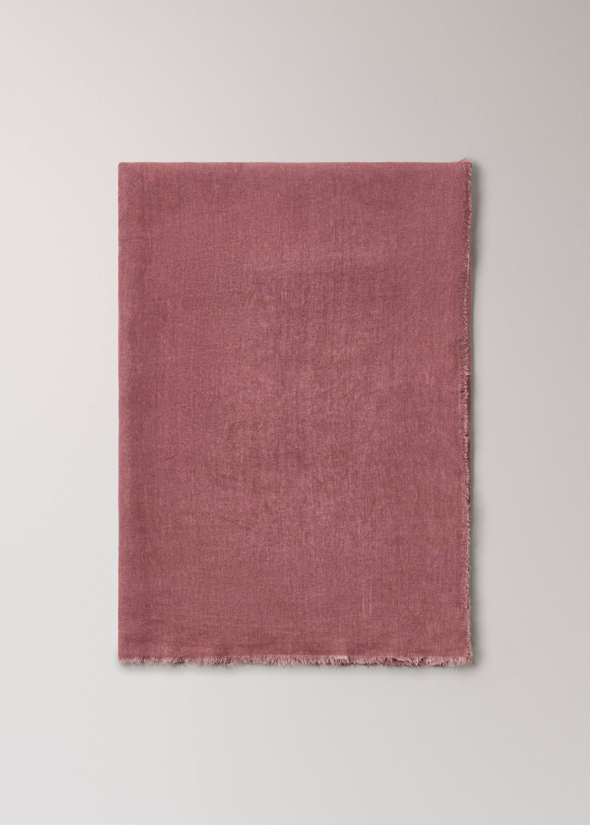 Mantel lino terminación deshilachado 6 a 8 comensales - Detalle del artículo 3