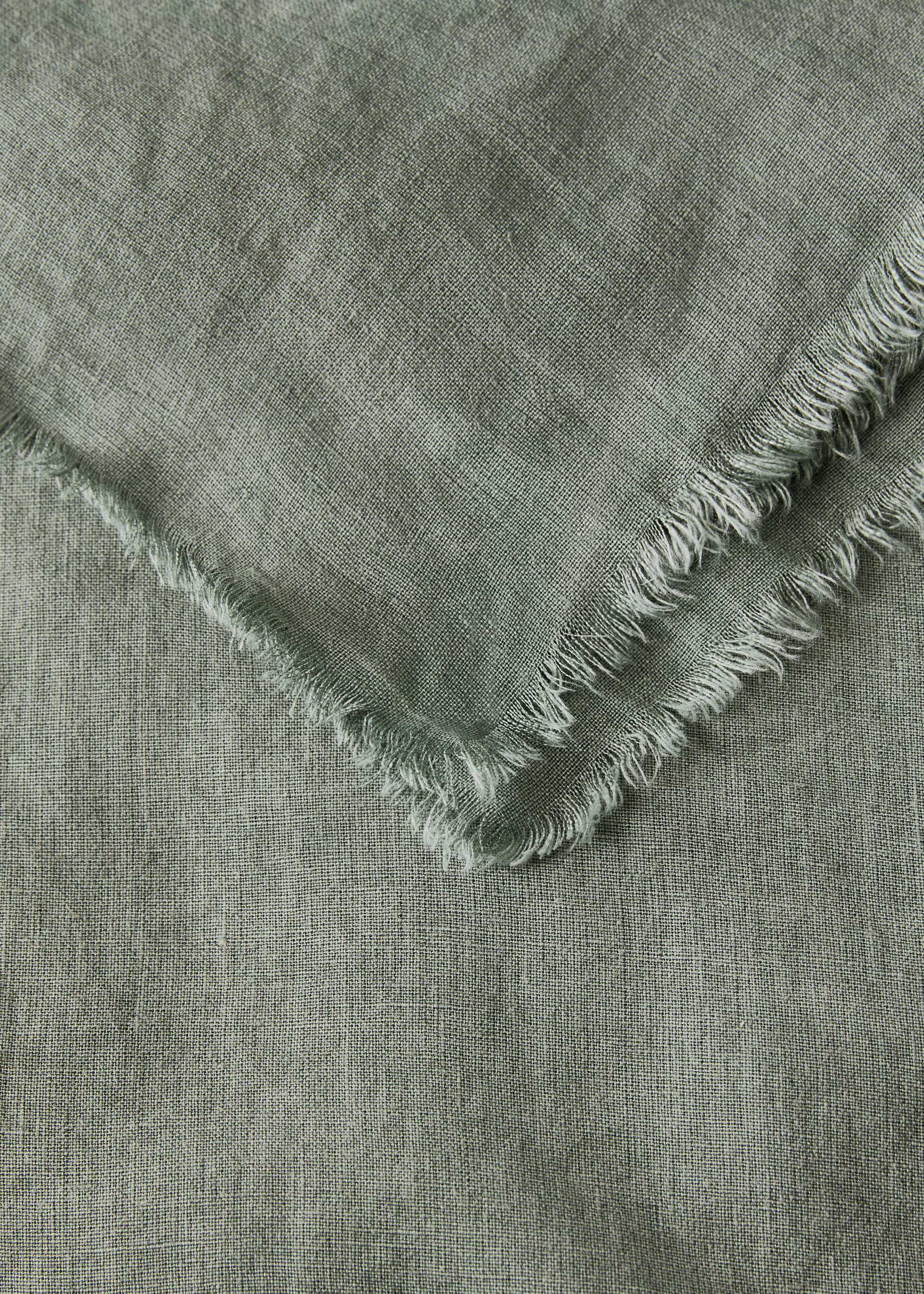 Mantel lino terminación deshilachado 6 a 8 comensales - Detalle del artículo 1