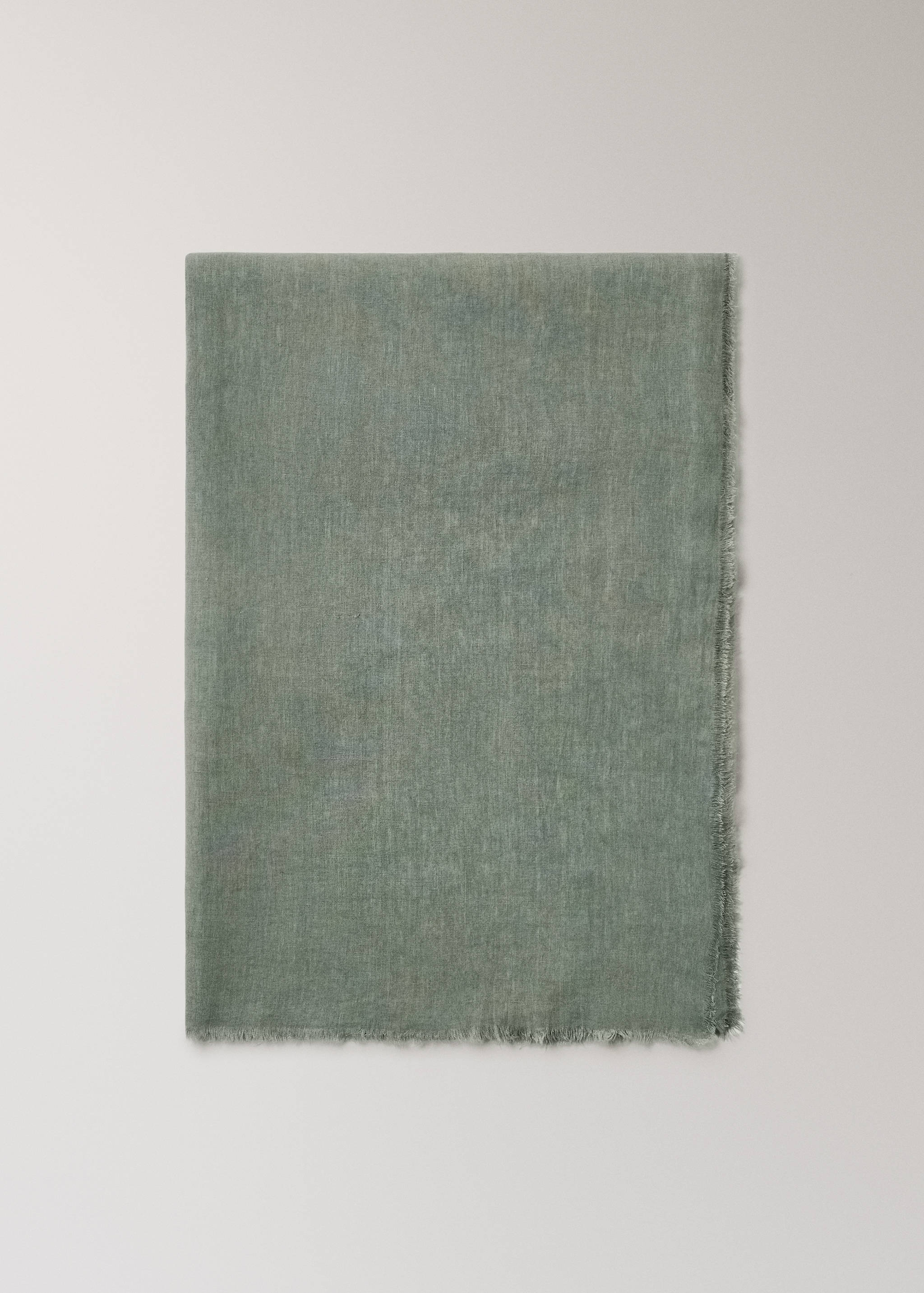 Mantel lino terminación deshilachado 6 a 8 comensales - Detalle del artículo 3