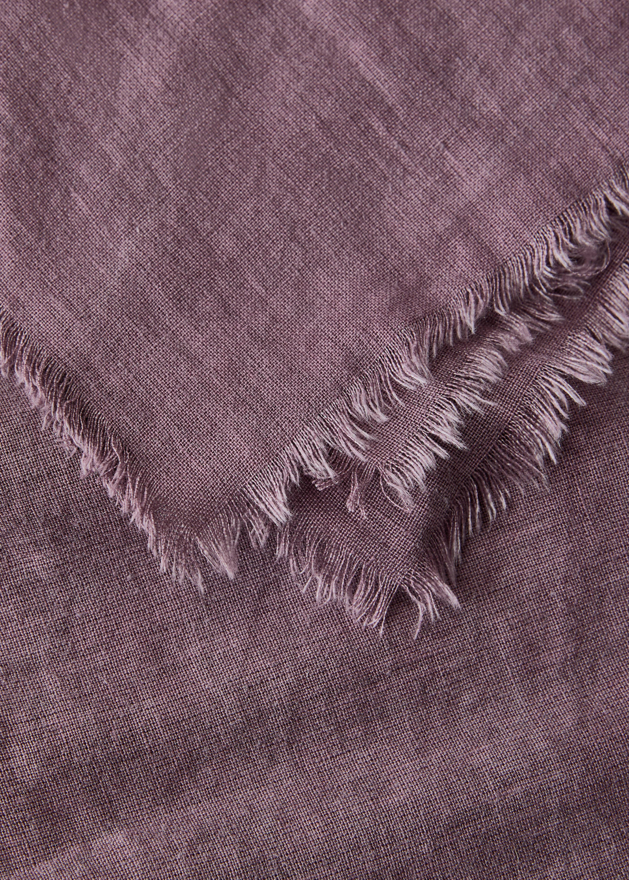 Mantel lino terminación deshilachado 6 a 8 comensales - Detalle del artículo 1