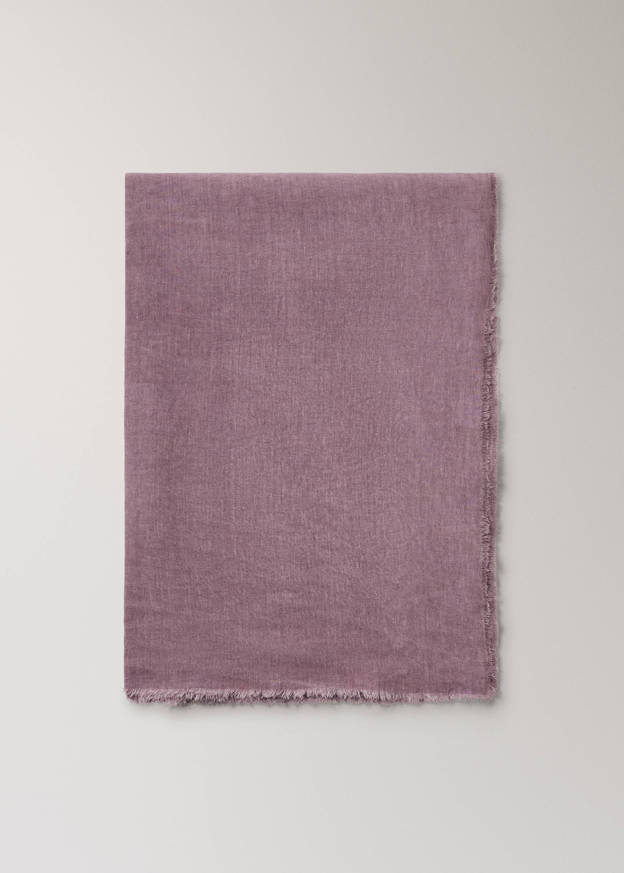 Mantel lino terminación deshilachado 6 a 8 comensales - Detalle del artículo 3