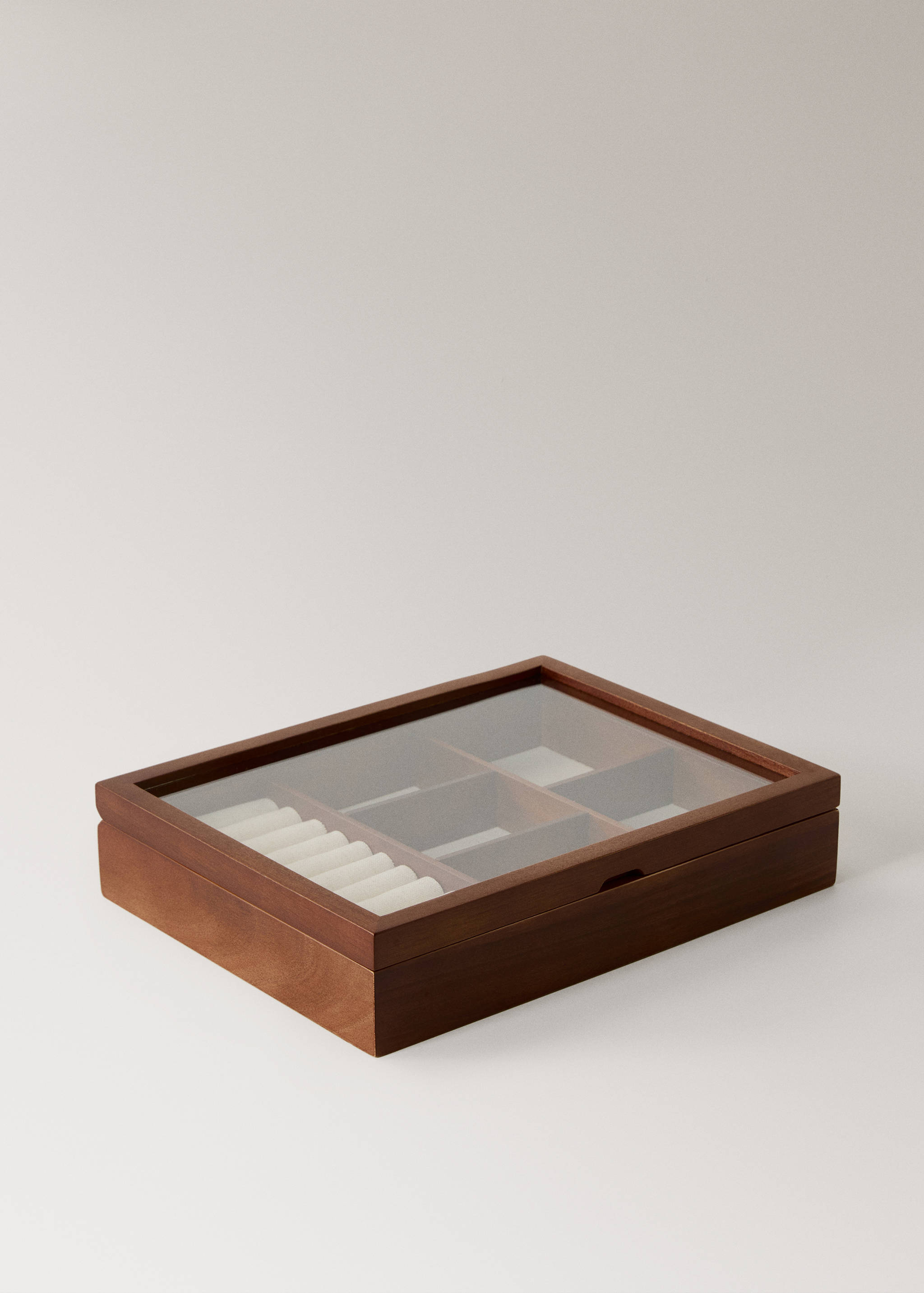 Cutie de bijuterii mare din lemn - Detaliu al articolului 1