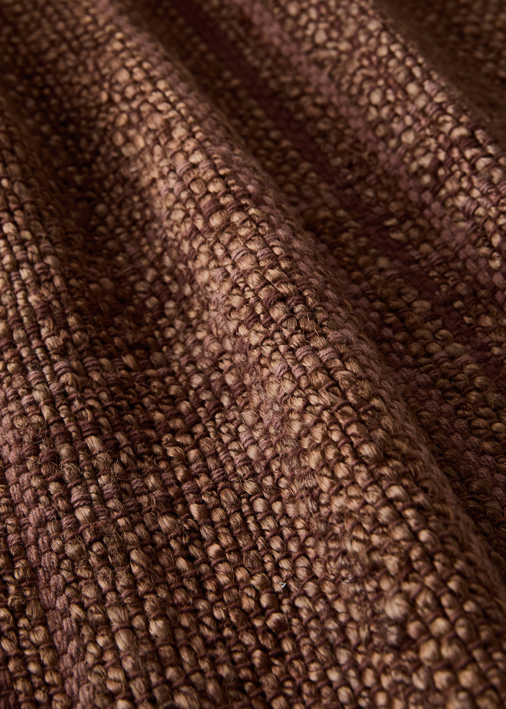 Overdyed check jute rug - Details of the article 2