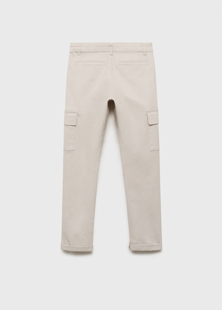 Cotton cargo trousers - thumbnail 8