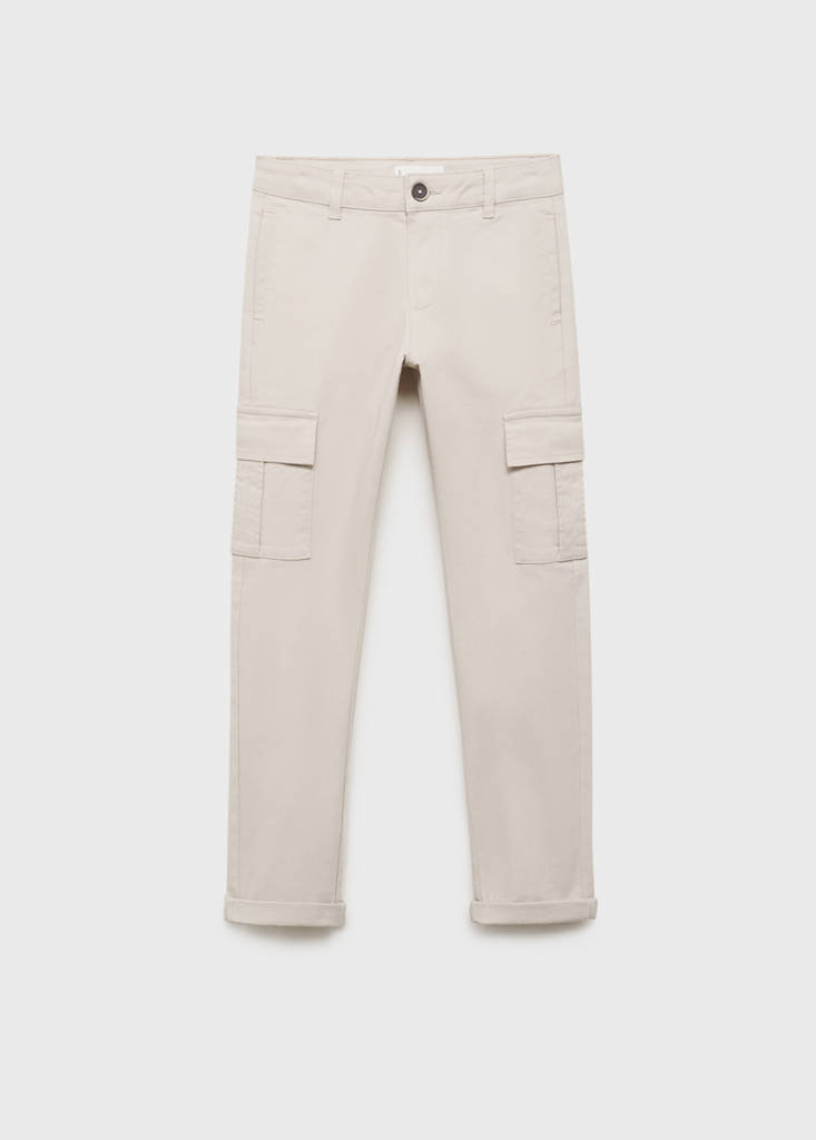 Cotton cargo trousers - thumbnail 9