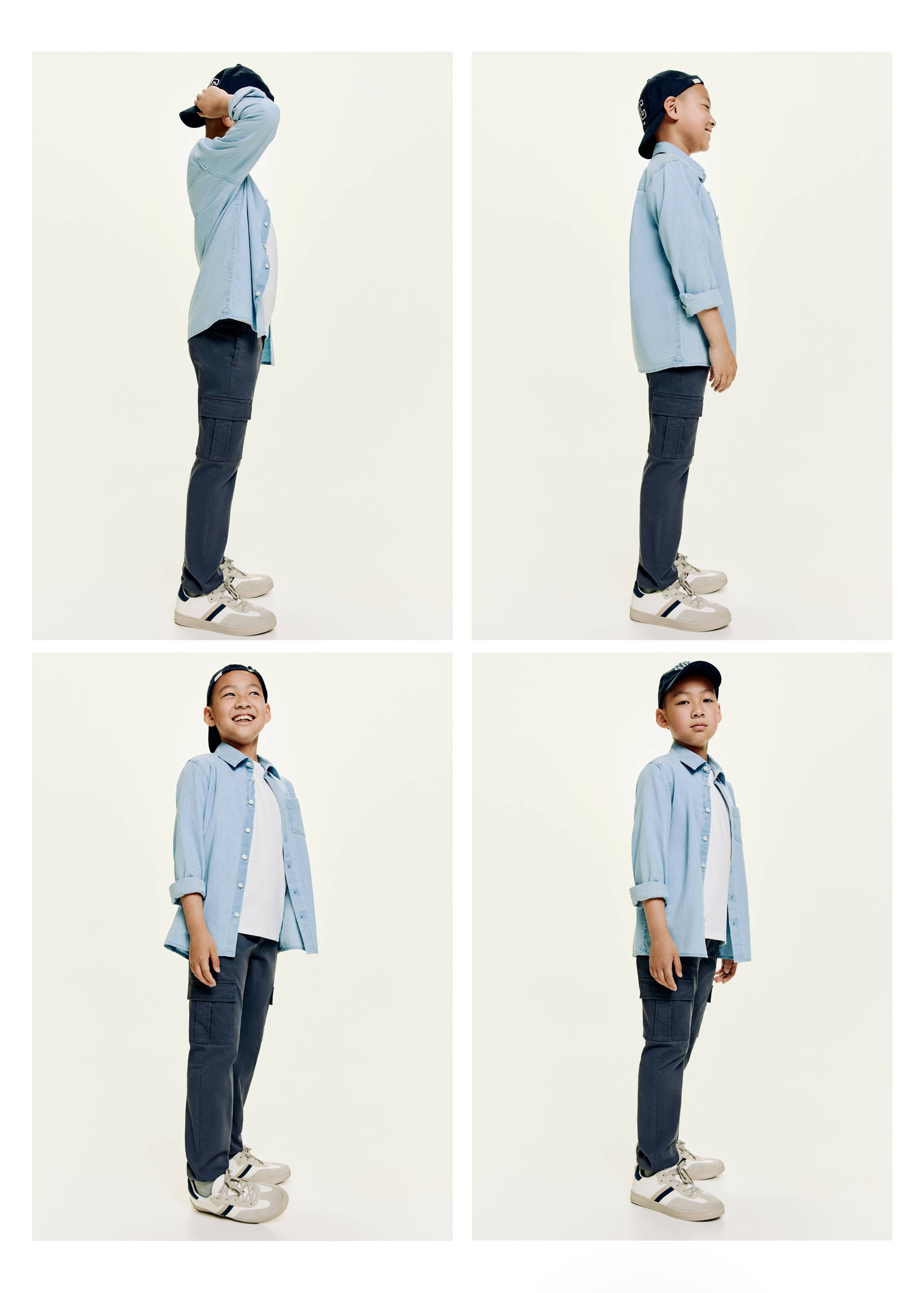 Cotton cargo trousers - Panoramic plane