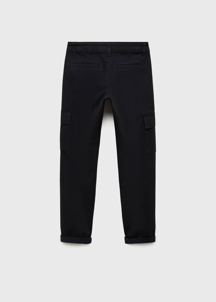 Cotton cargo trousers - thumbnail 3