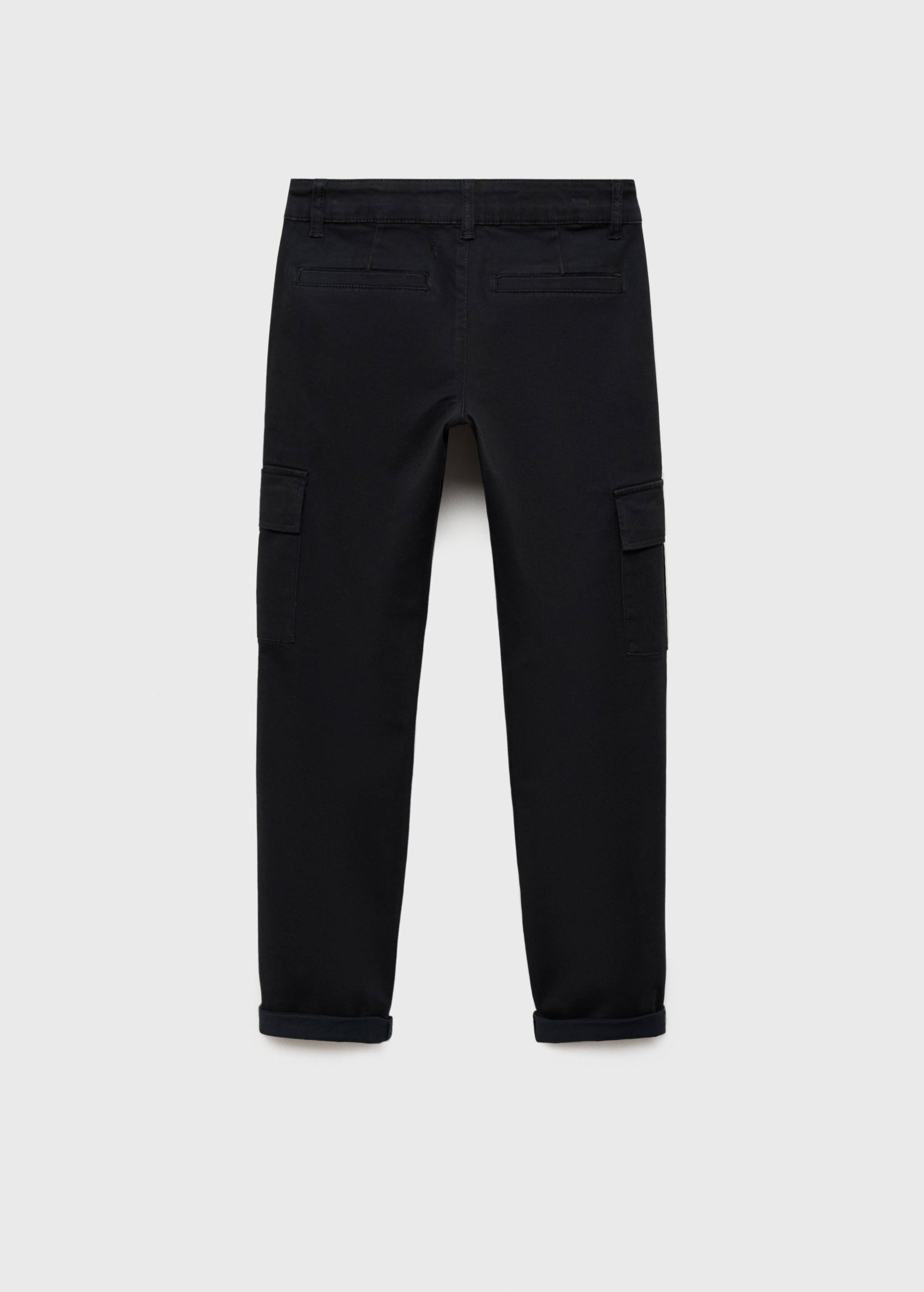 Cotton cargo trousers - Reverse of the article