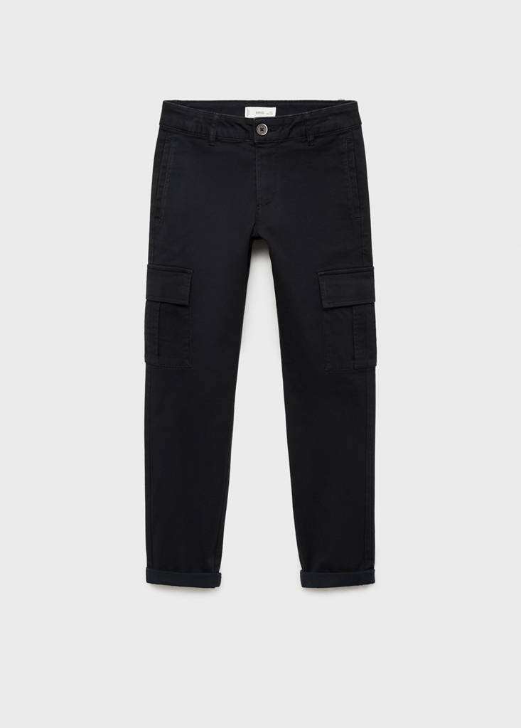 Cotton cargo trousers - thumbnail 4