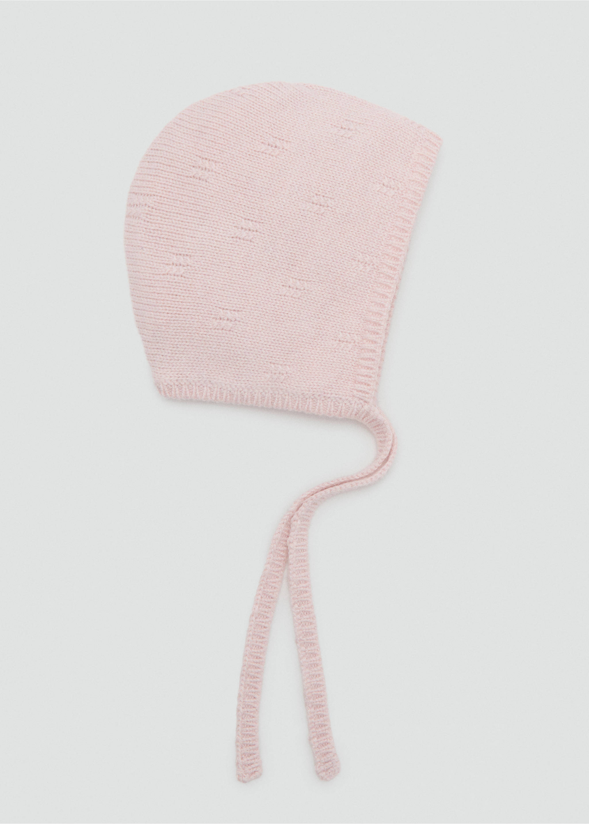 Knitted bonnet - Article without model, Light Pink. Ref: 17043794-00.