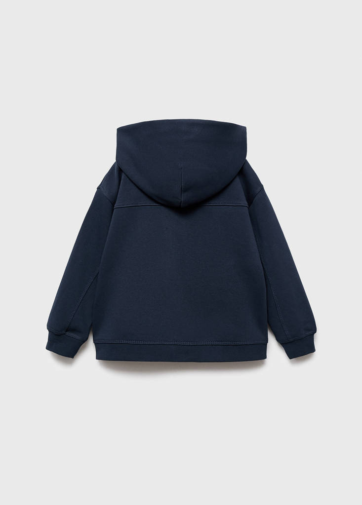 Hoodie cotton sweatshirt — Navy
