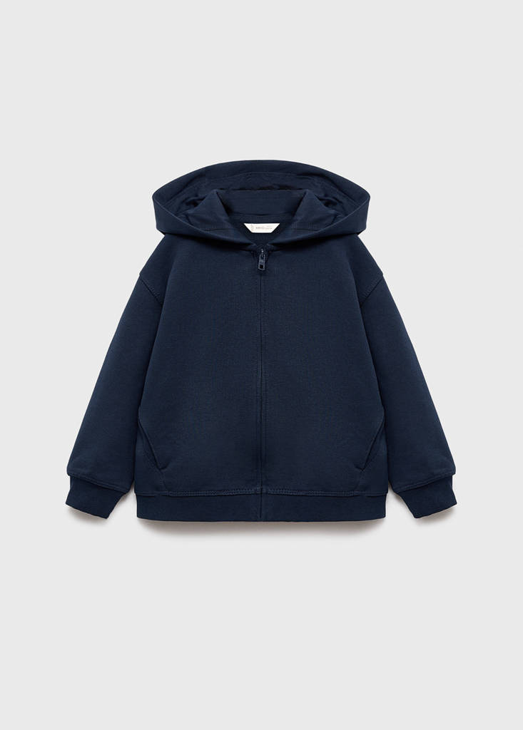 Hoodie cotton sweatshirt — Navy