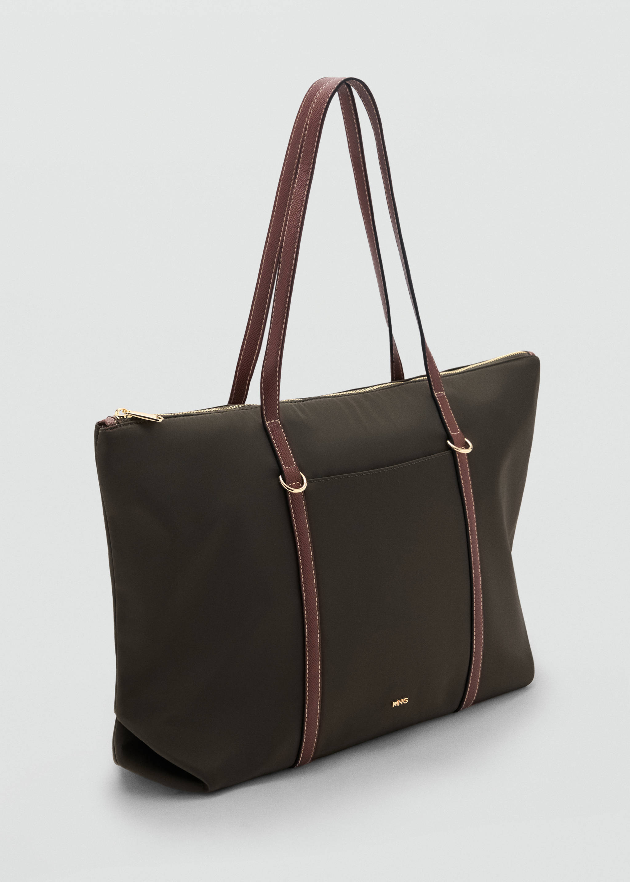 Shopper bag with double handle - Medium plane