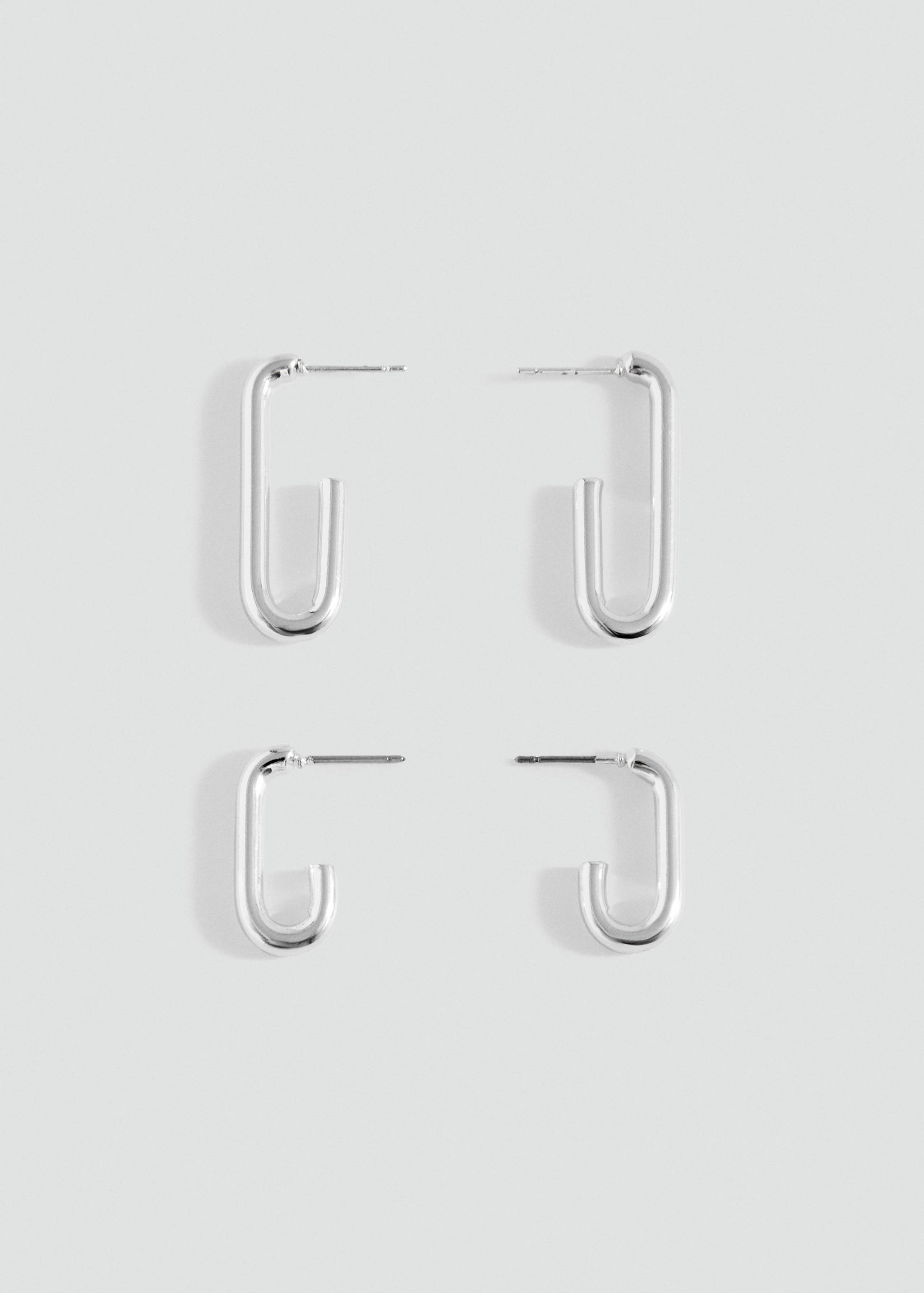 Lot 2 paires de boucles d’oreilles - Article sans modèle